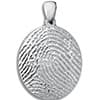 Photo of Grand Sterling Silver Fingerprint Charm