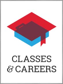 Classes & Careers catalog cover