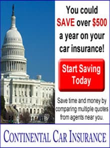Continental Car Insurance catalog cover