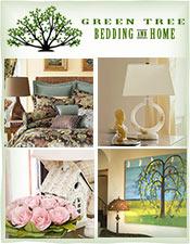 Green Tree Bedding