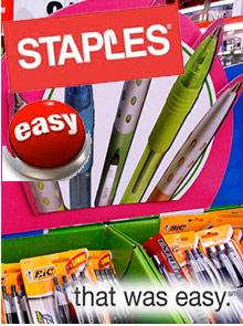 Staples Catalog Cover