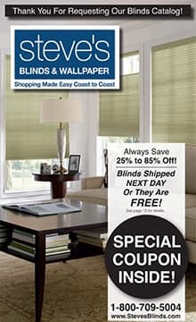 Steve's Blinds catalog cover