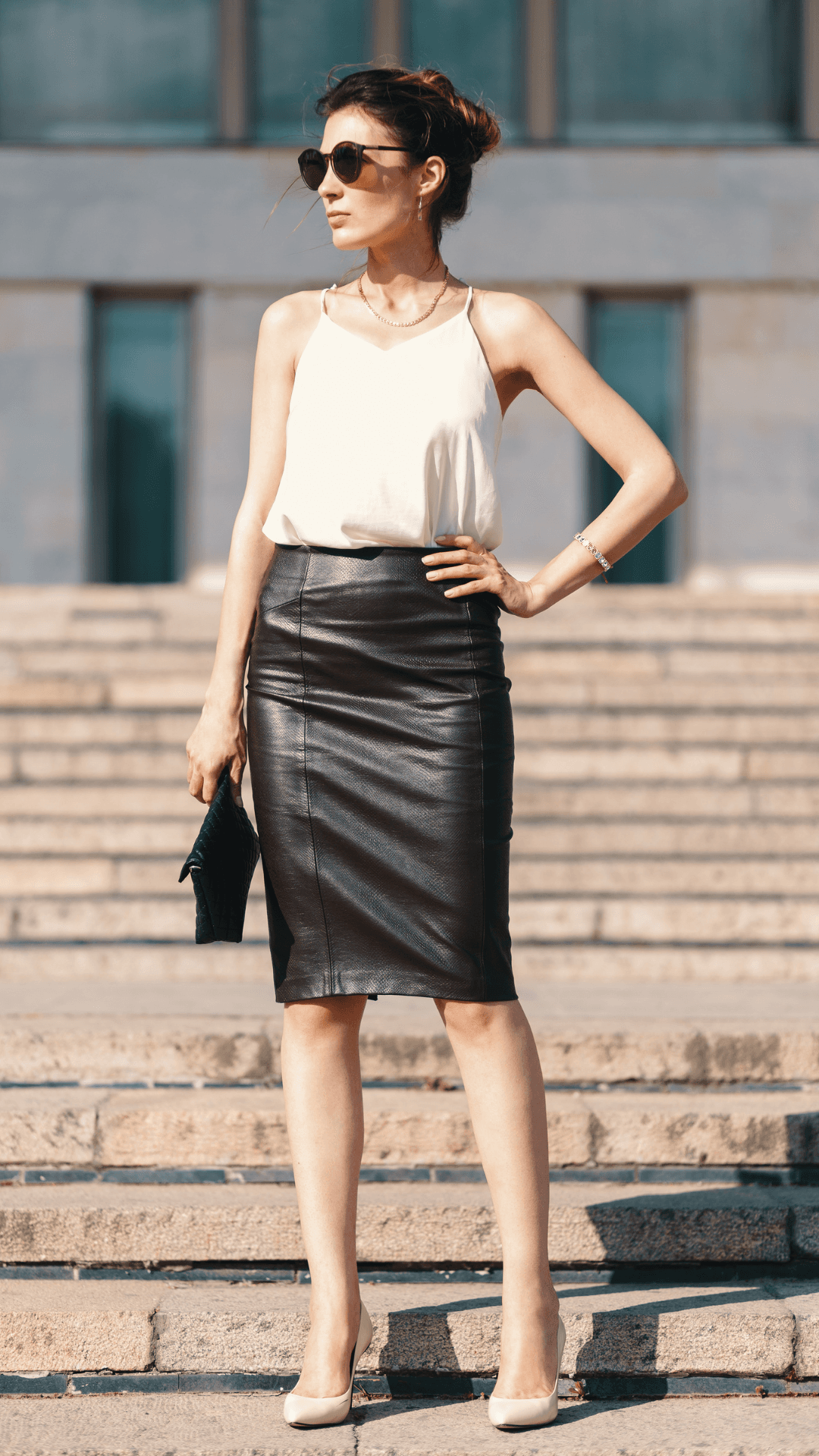 What you can wear with a pencil skirt