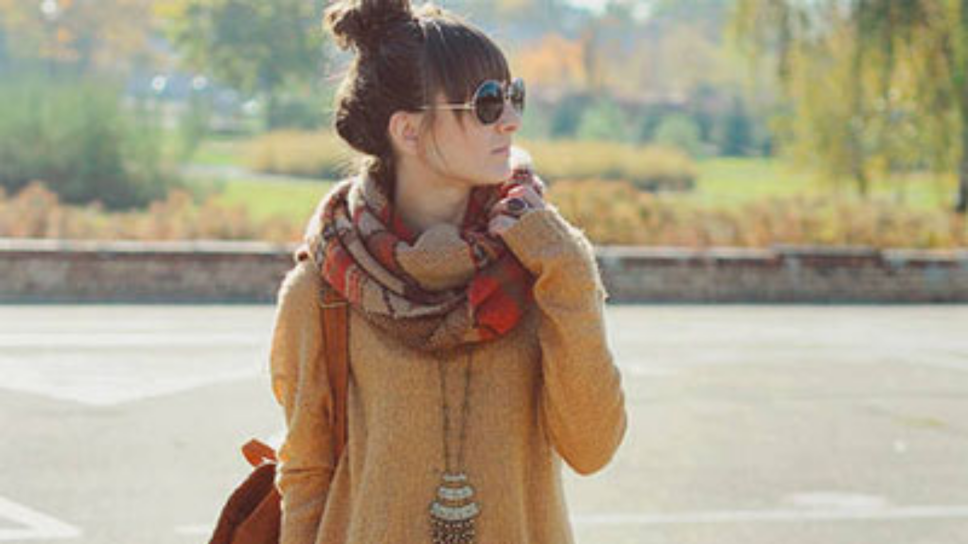 How to Wear a Scarf with a Sweater Dress