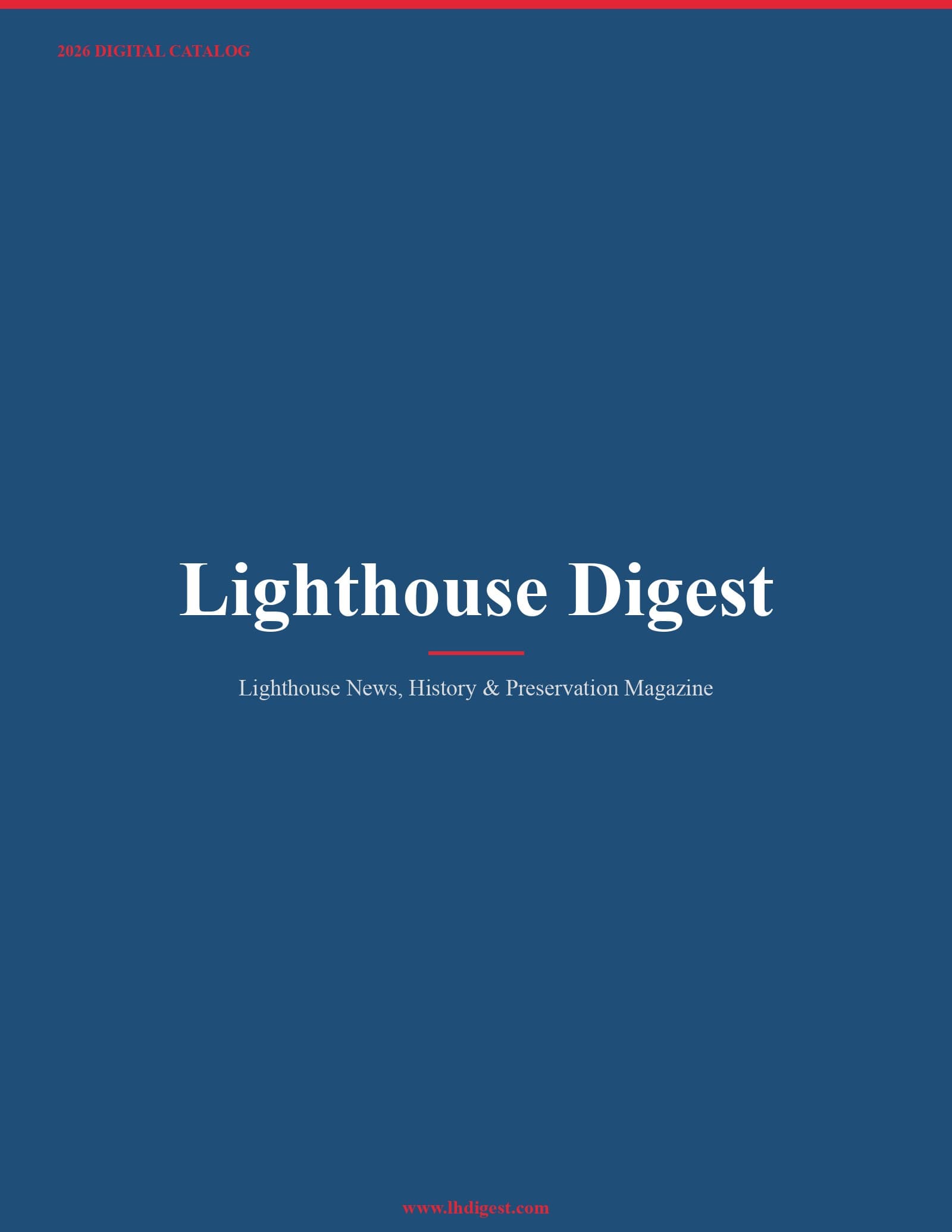 Lighthouse Digest 2026 Catalog