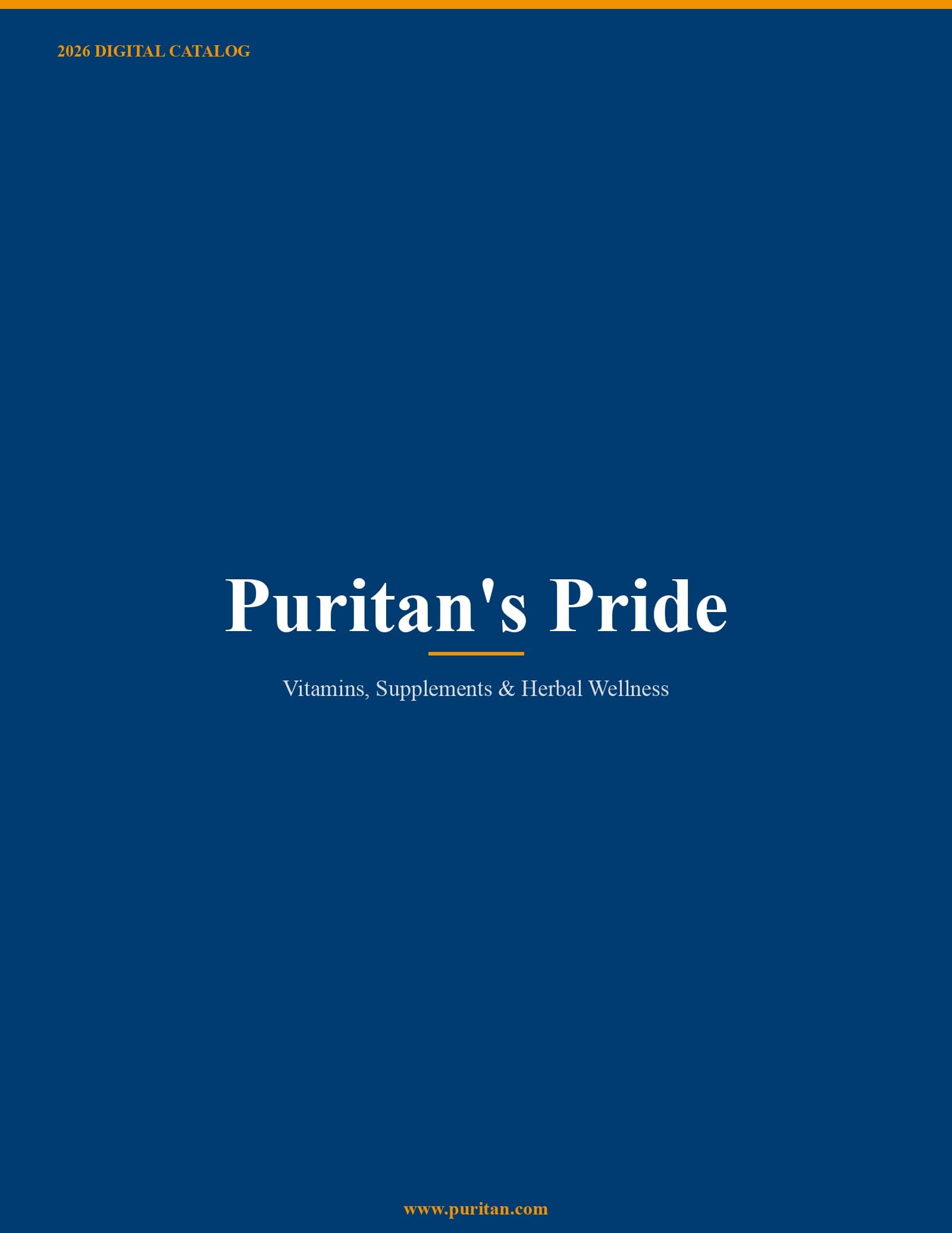 Puritan's Pride 2026 Catalog