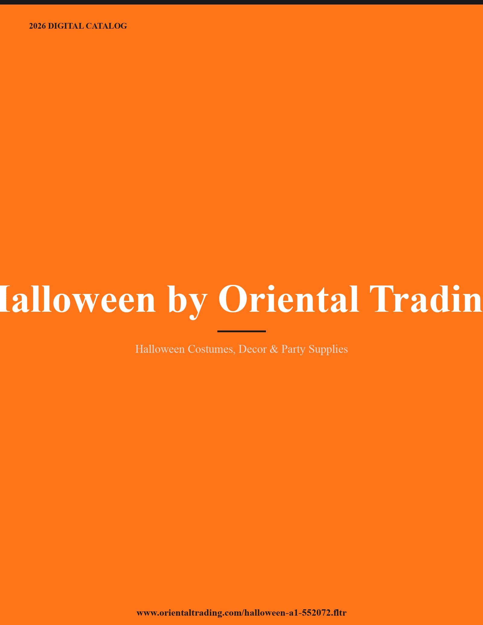 Halloween by Oriental Trading 2026 Catalog