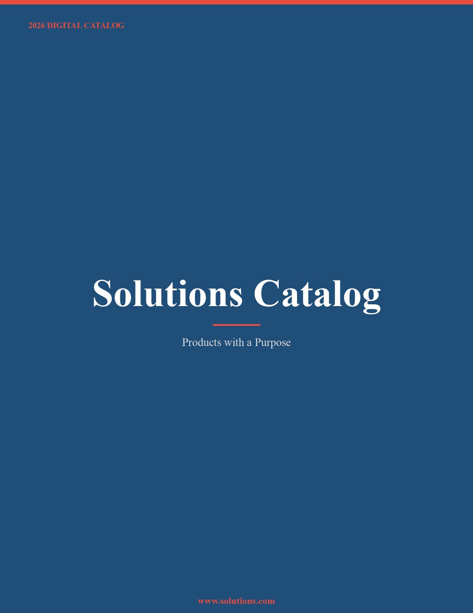 Solutions Catalog 2026 Catalog