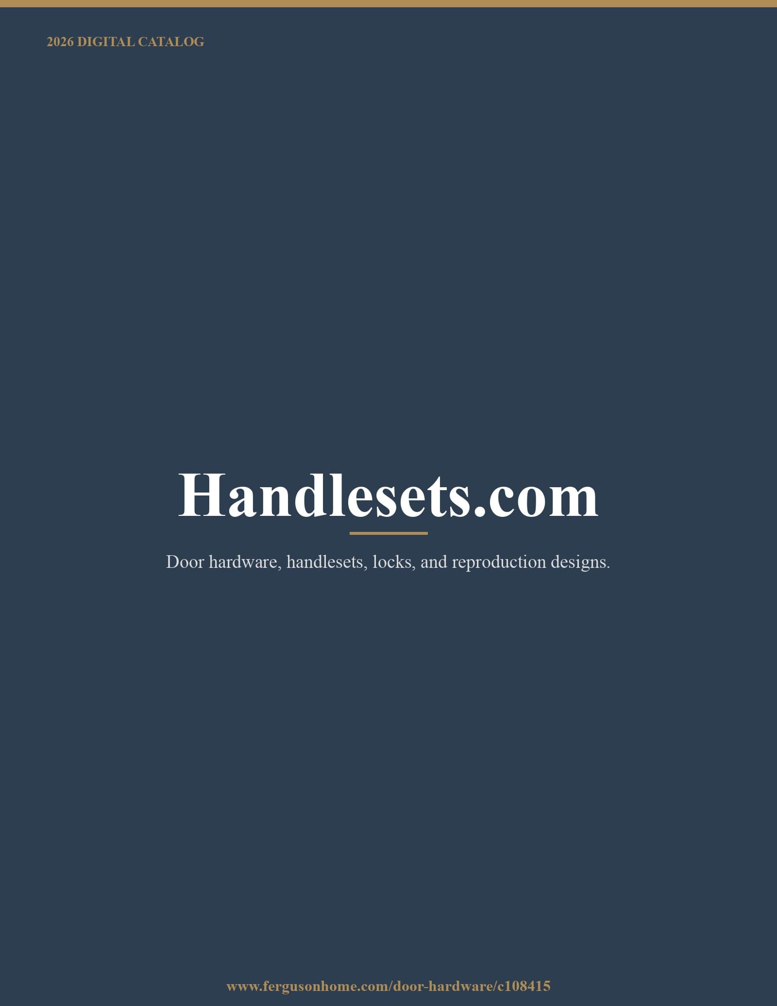 Handlesets.com 2026 Catalog
