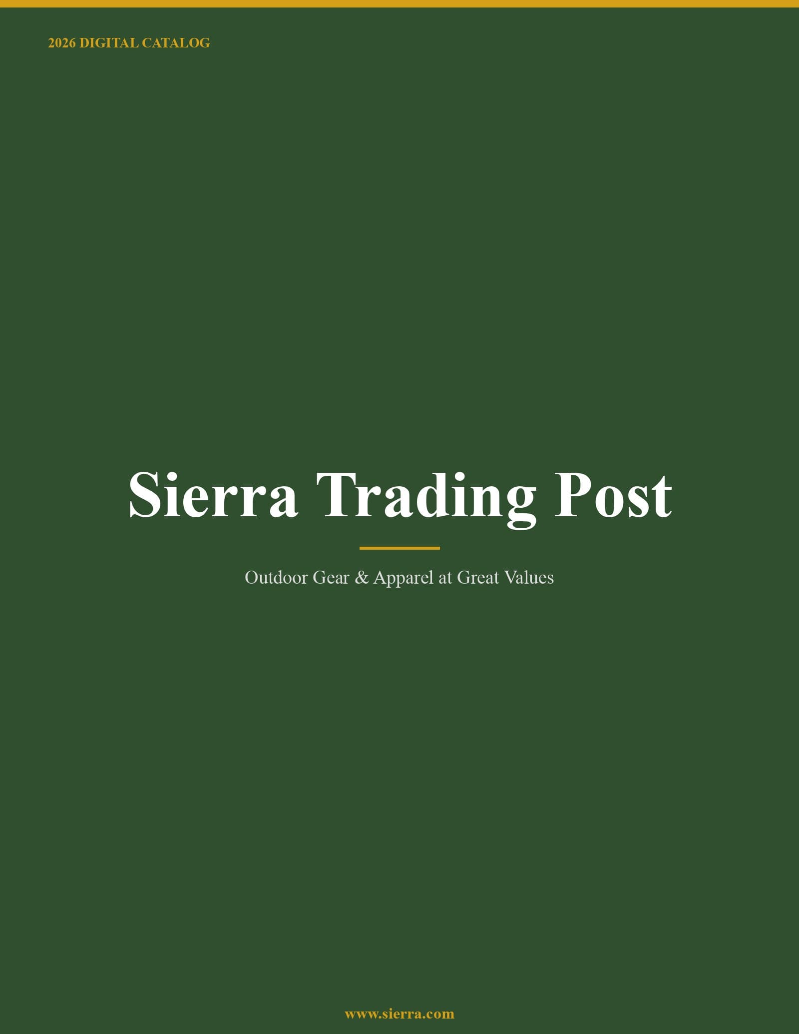 Sierra Trading Post 2026 Catalog