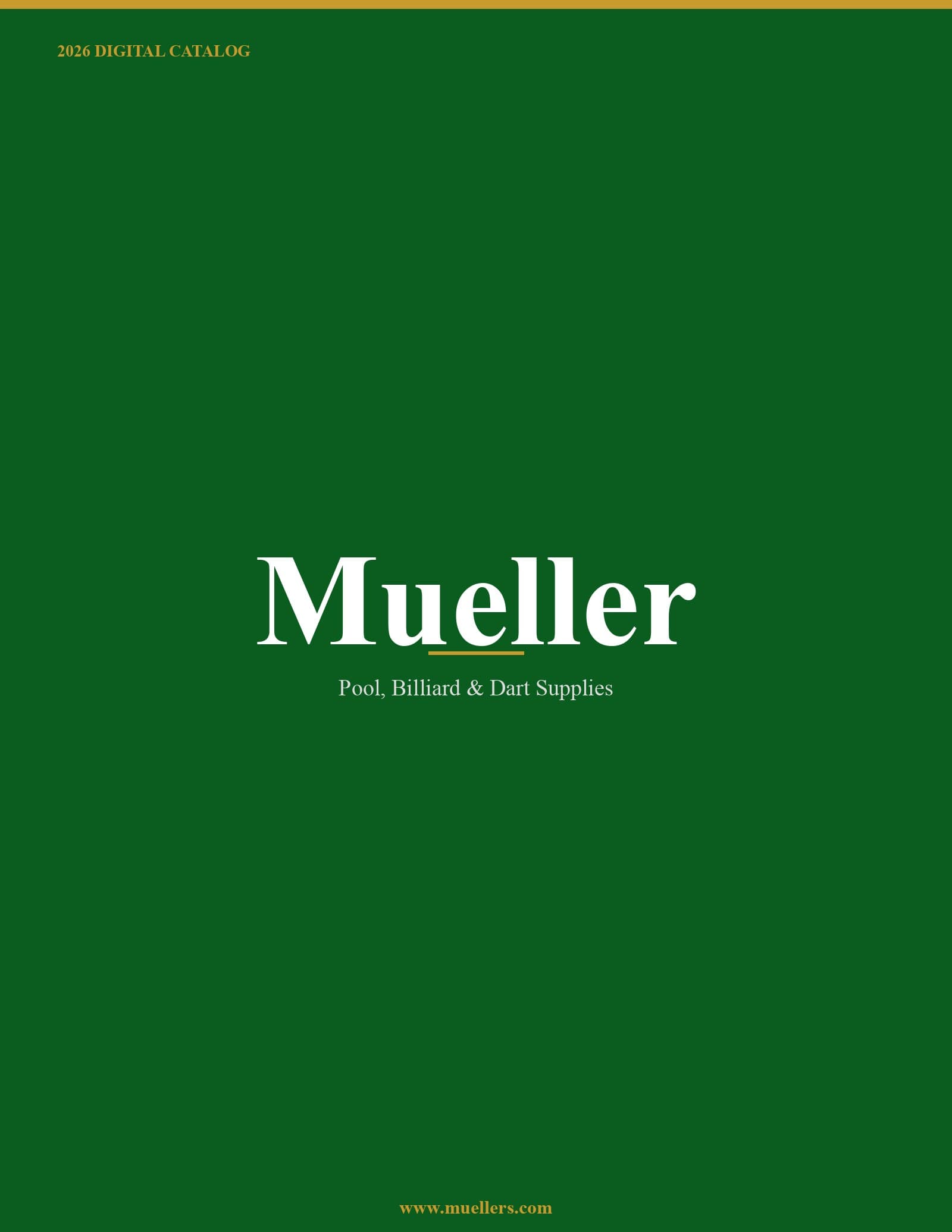 Mueller 2026 Catalog