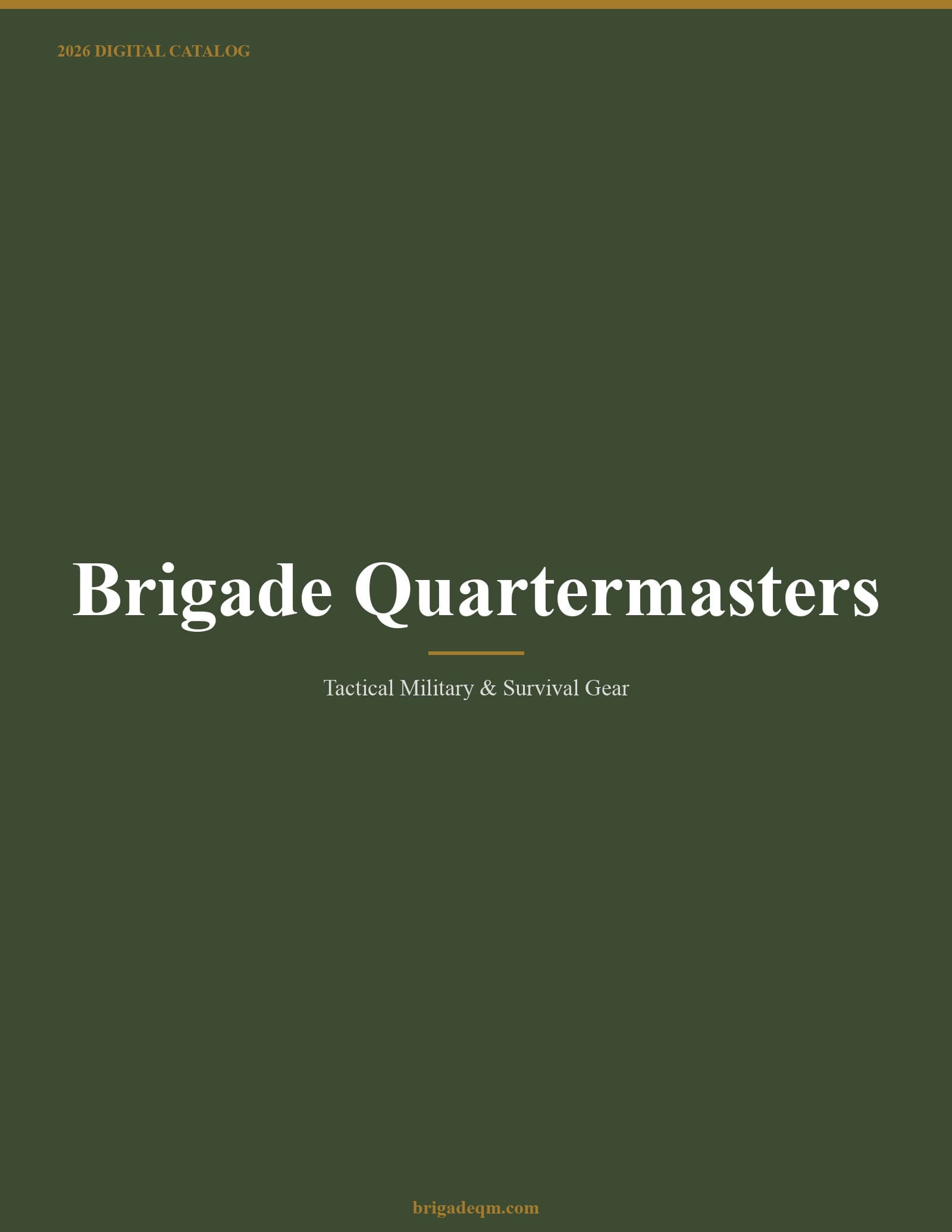 Brigade Quartermasters 2026 Catalog