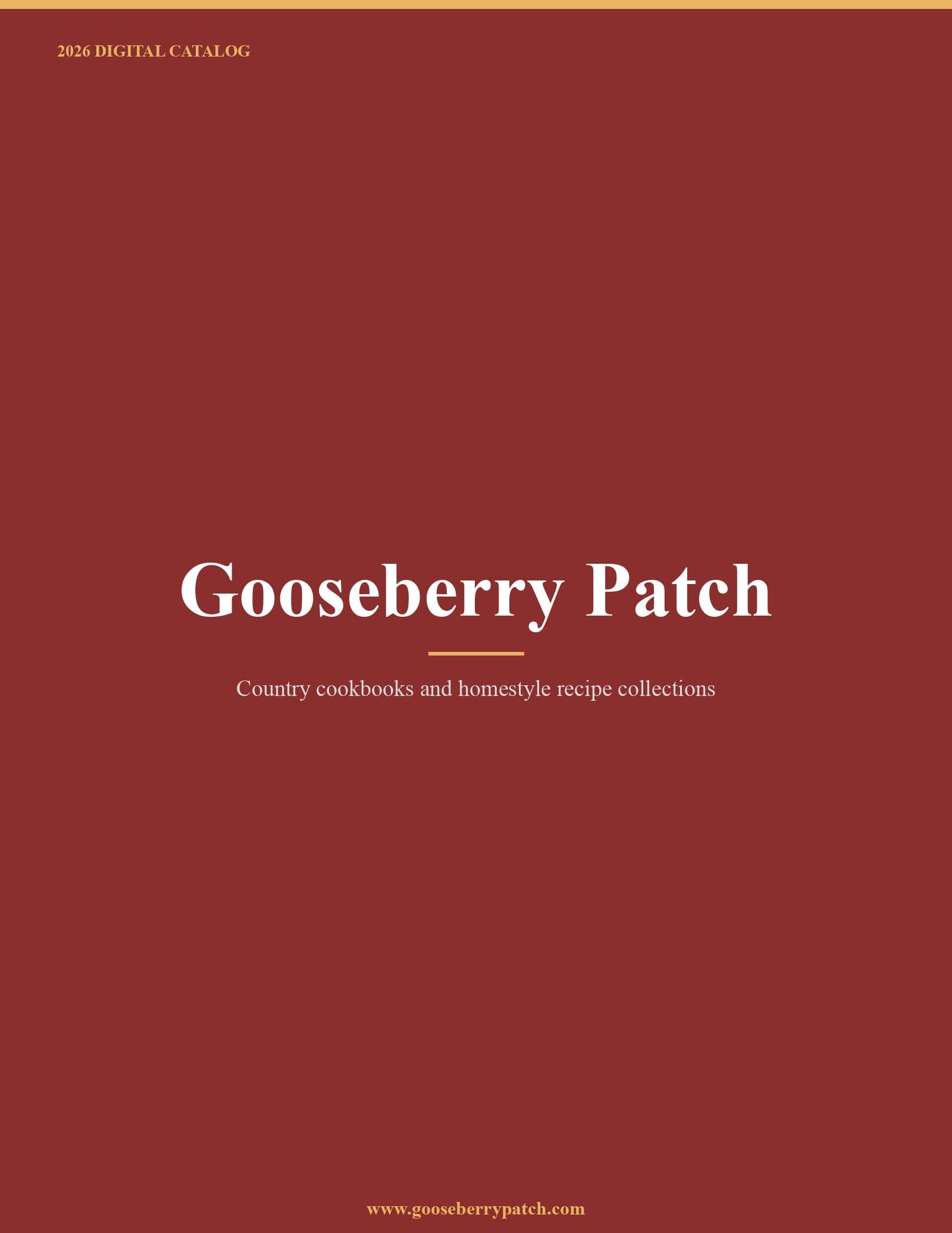 Gooseberry Patch 2026 Catalog