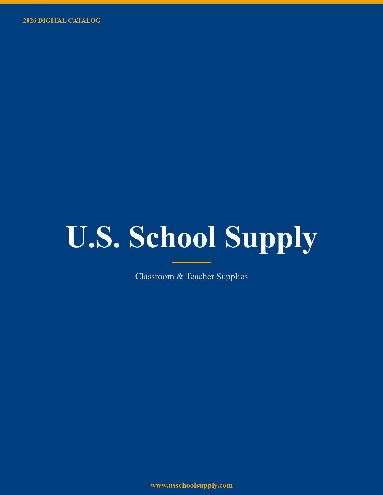 U.S. School Supply 2026 Catalog