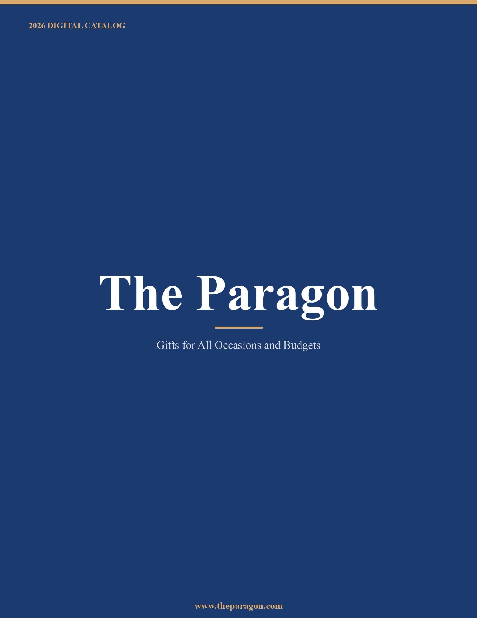 The Paragon 2026 Catalog