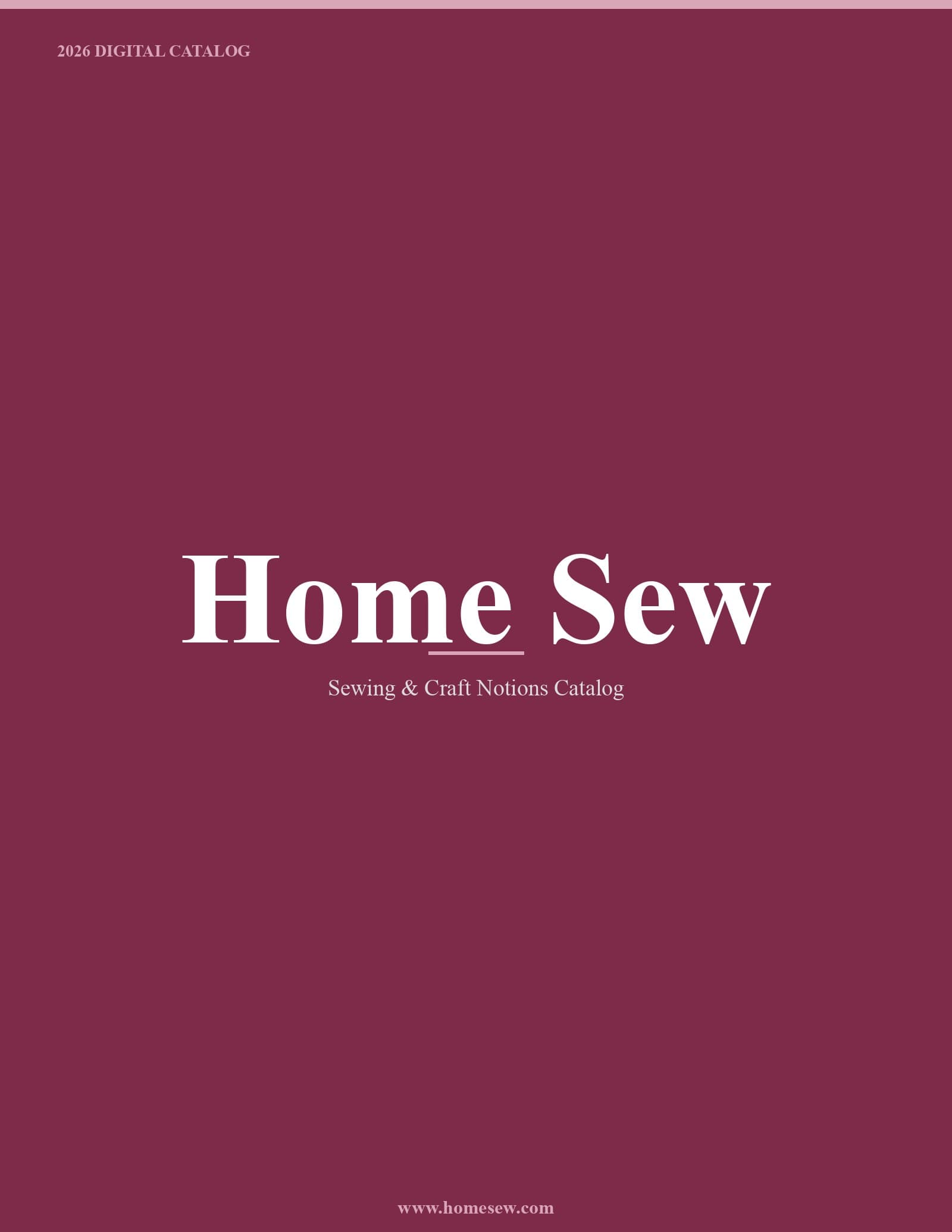 Home Sew 2026 Catalog