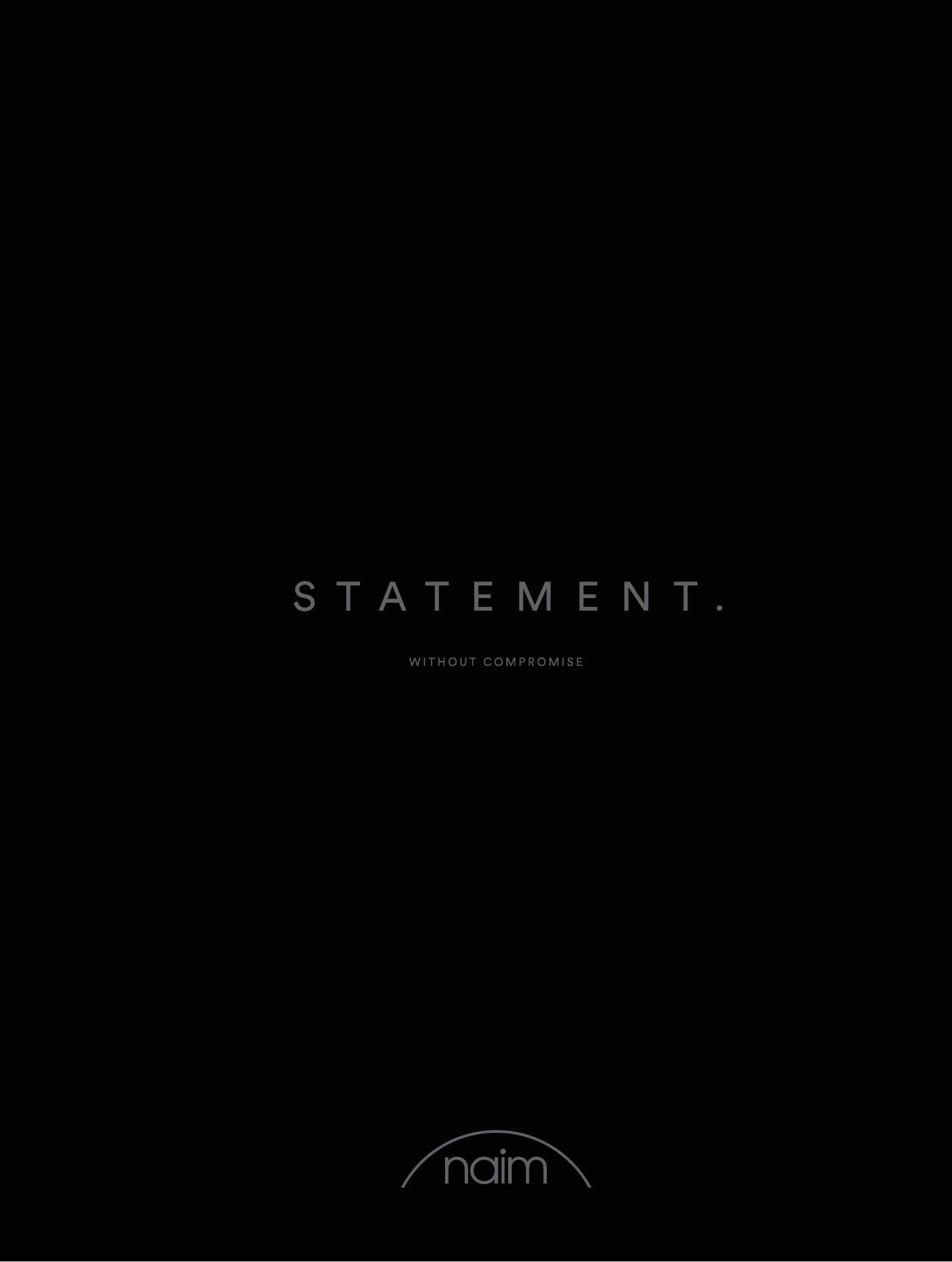 Naim Statement Product Brochure