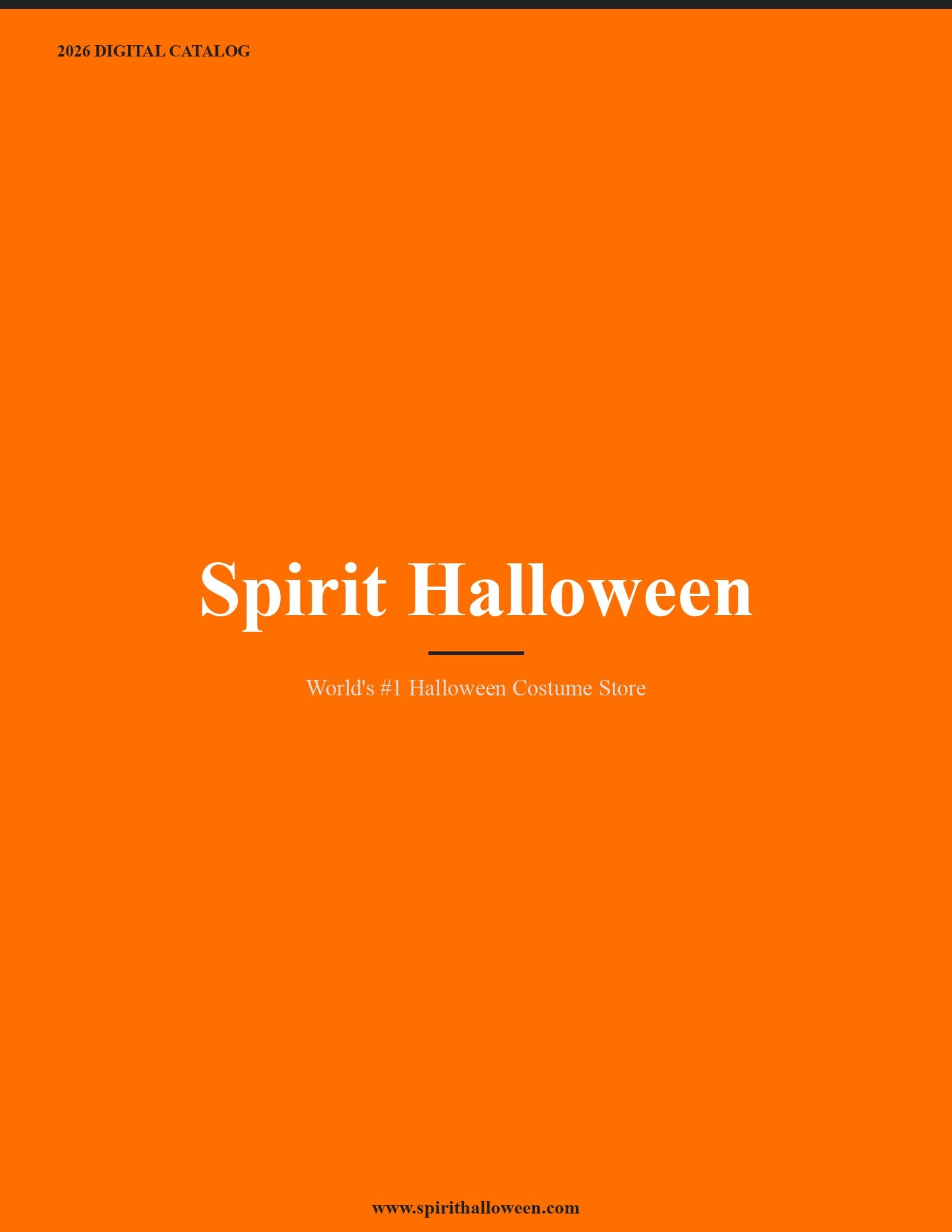 Spirit Halloween 2026 Catalog