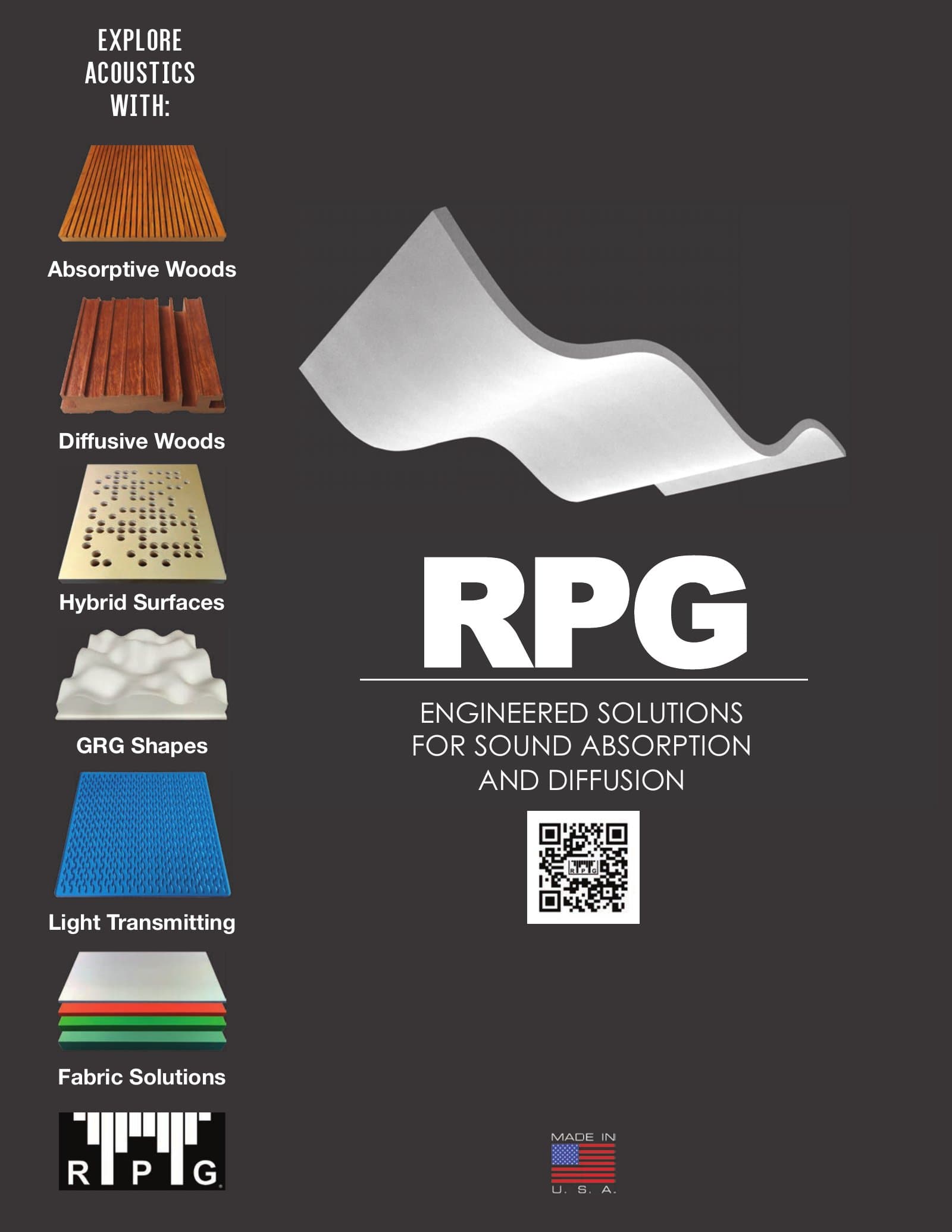 RPG Engineered Solutions for Sound Absorption and Diffusion