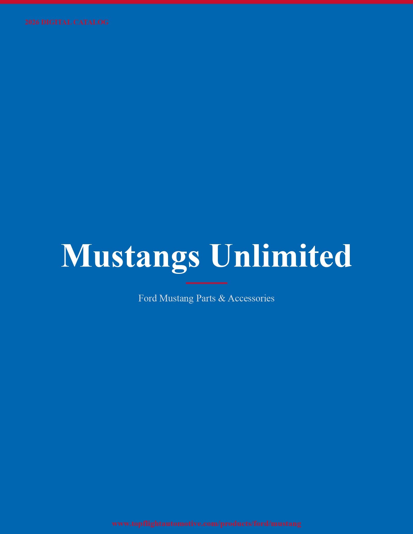 Mustangs Unlimited 2026 Catalog