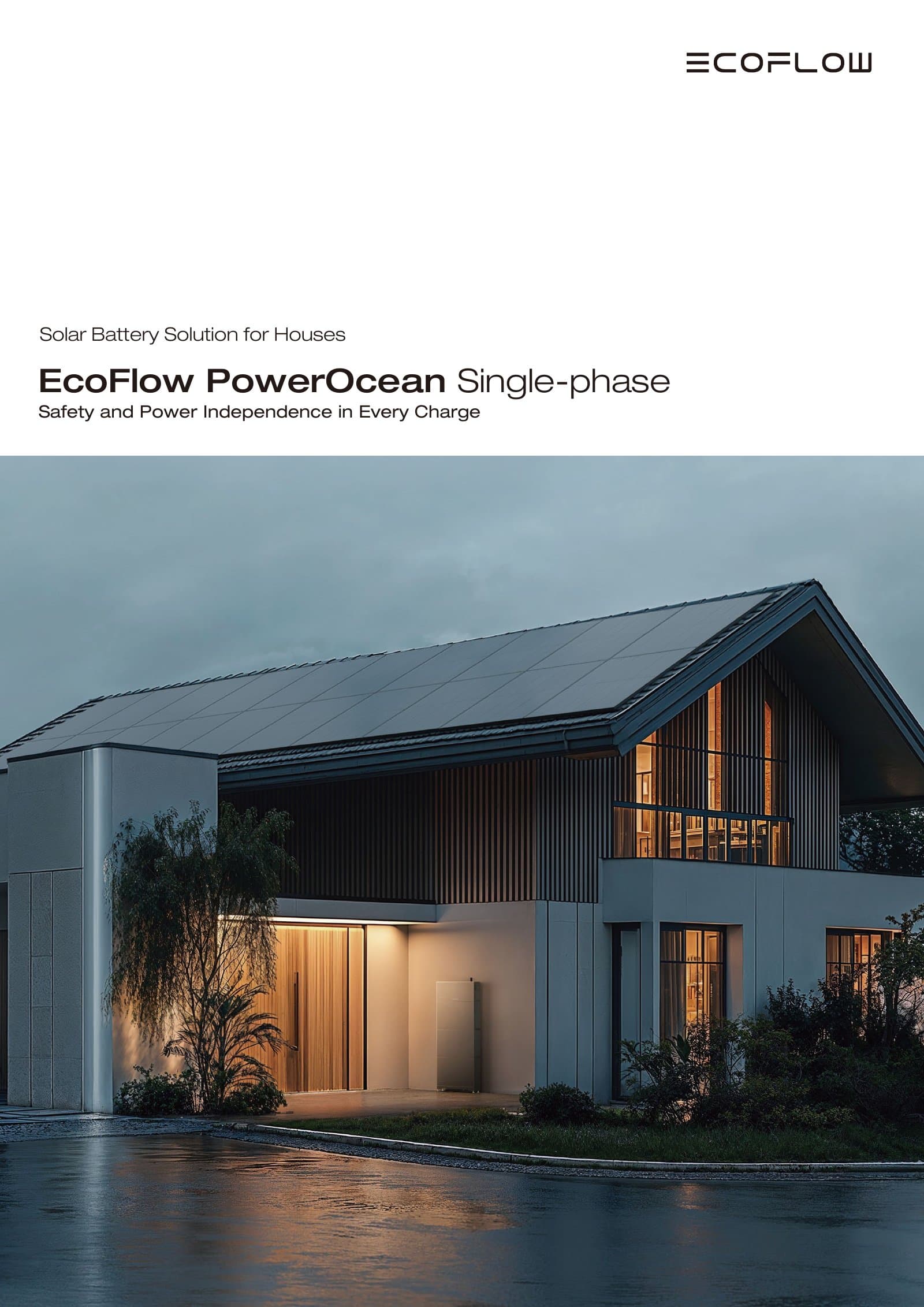 EcoFlow PowerOcean Single-Phase Home Battery Brochure 2024