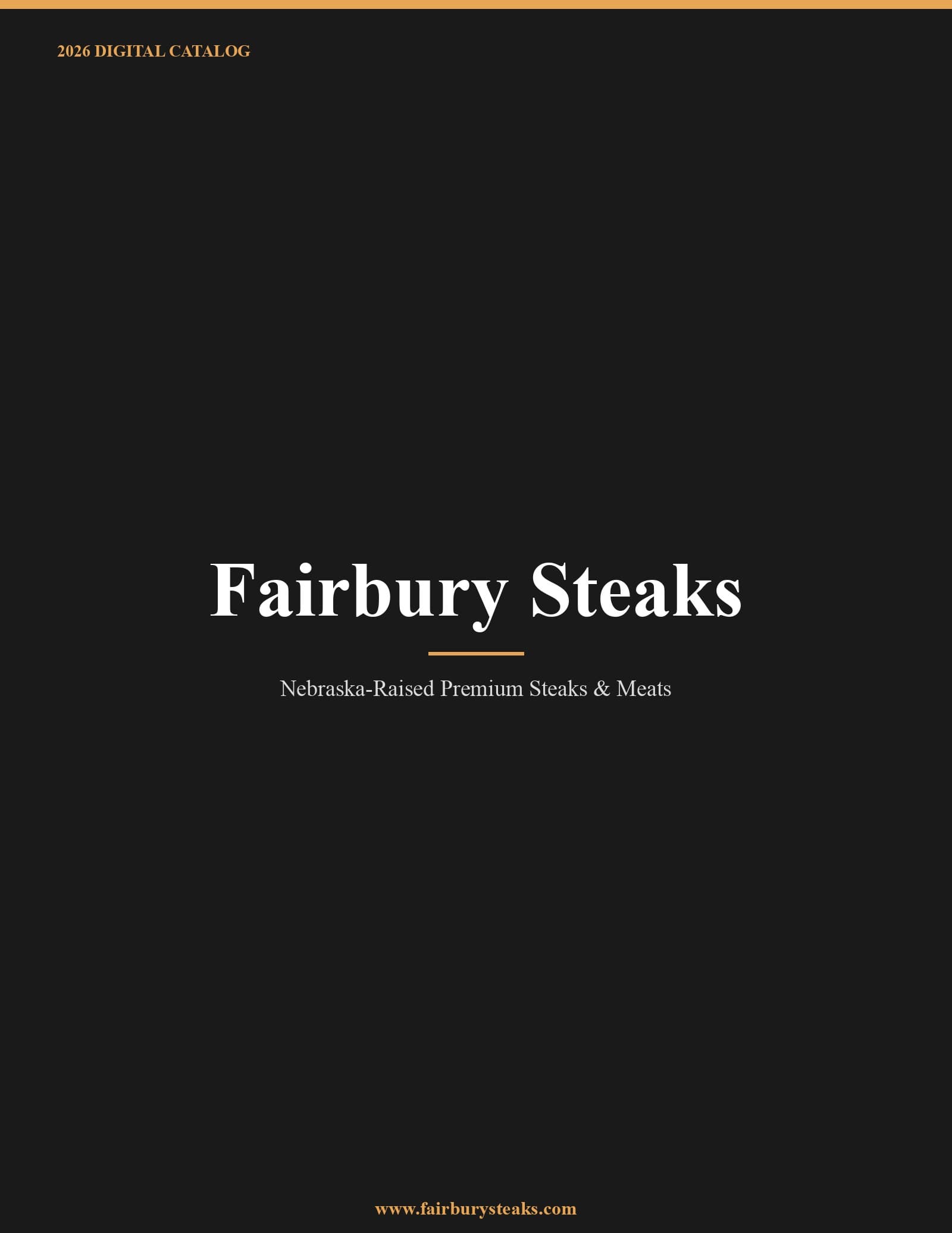 Fairbury Steaks 2026 Catalog