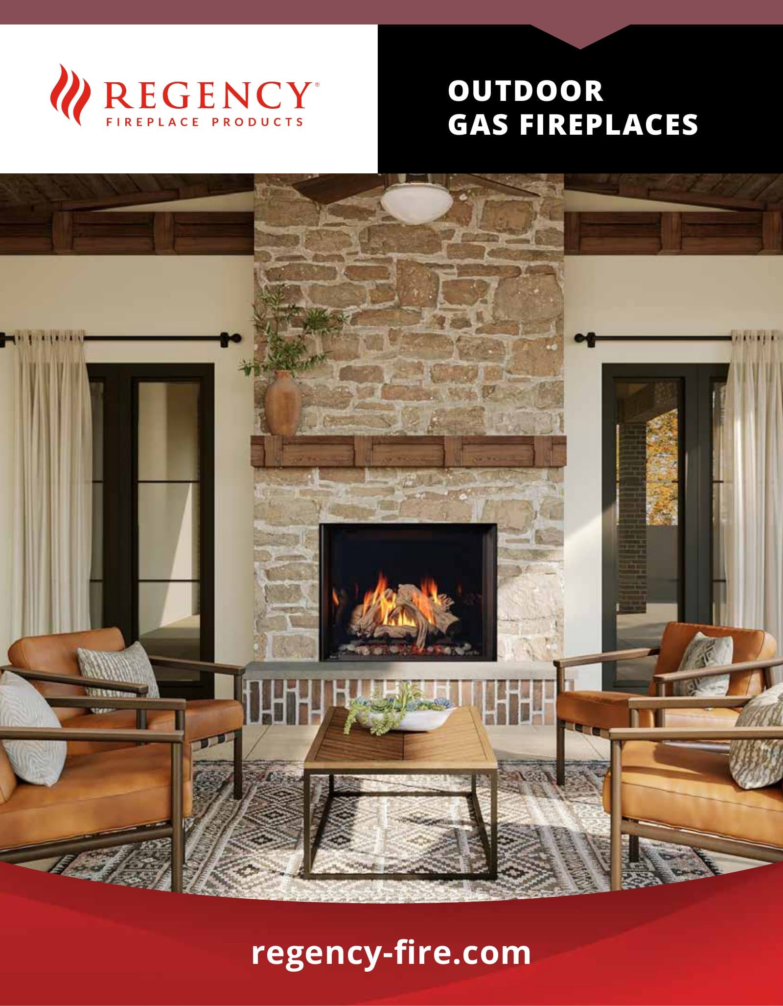 Regency Outdoor Gas Fireplace & Fire Feature Brochure