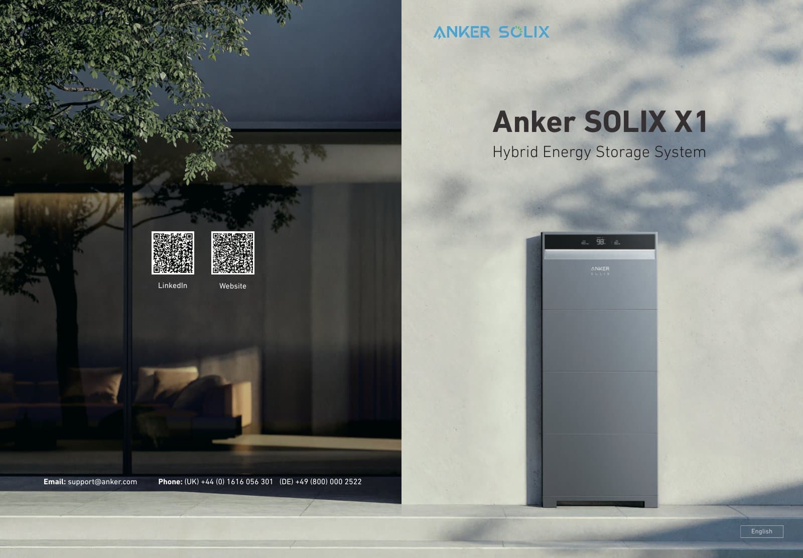 Anker SOLIX X1 Hybrid Energy Storage System Brochure