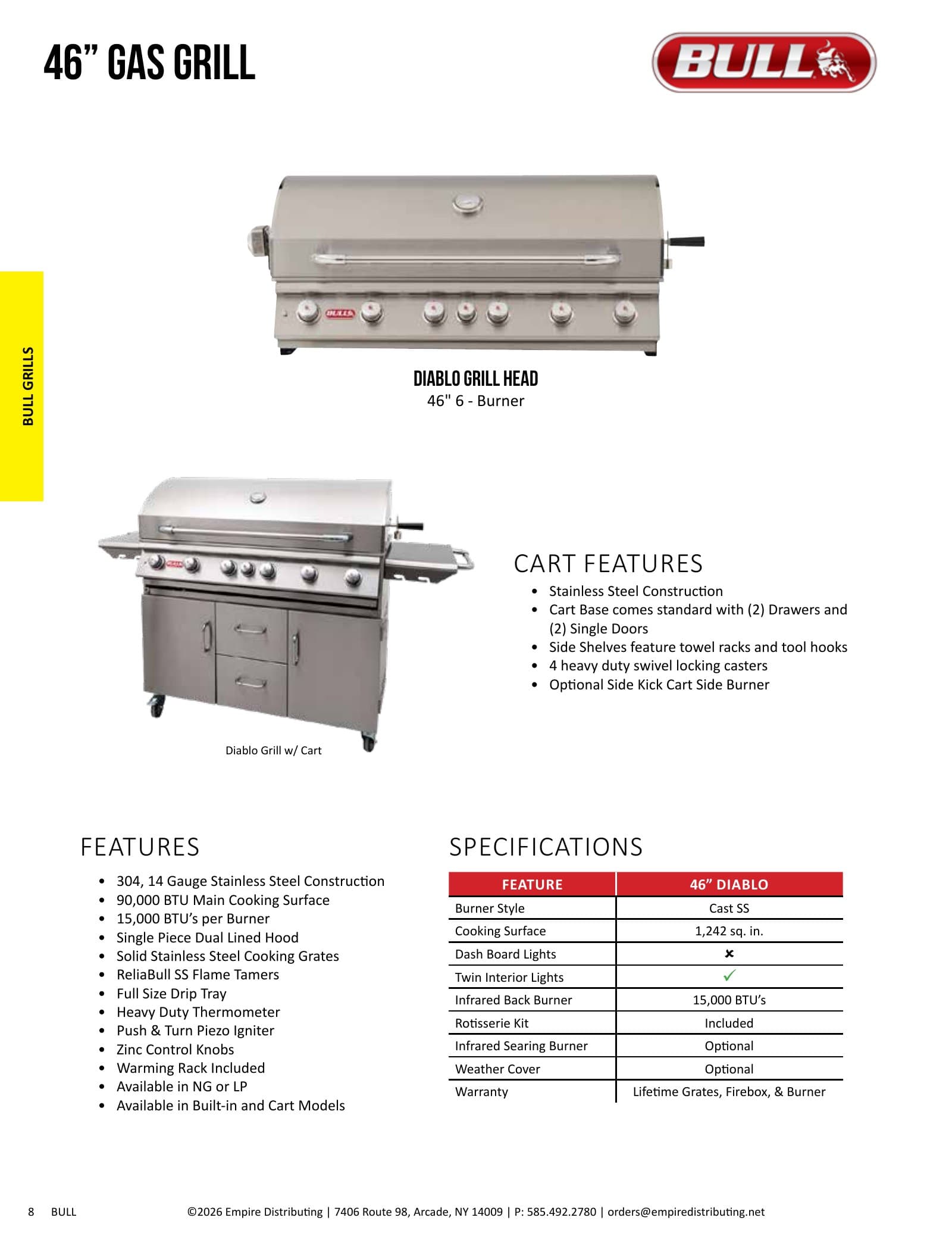 Bull Outdoor 2025 Grill Catalog