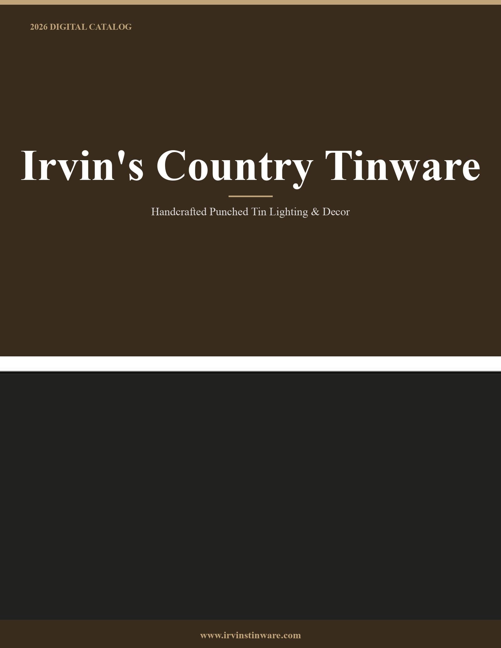 Irvin's Country Tinware 2026 Catalog