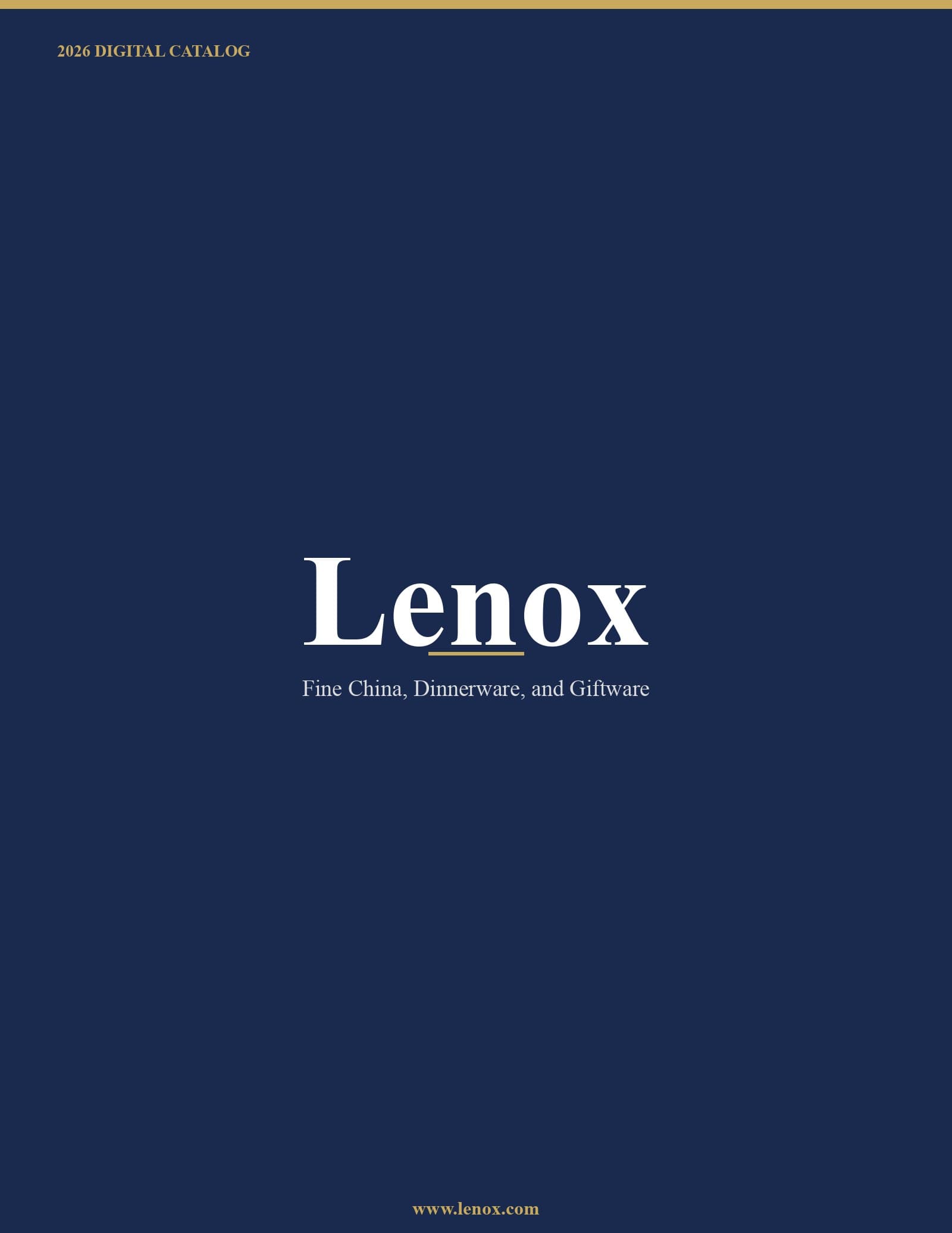 Lenox 2026 Catalog
