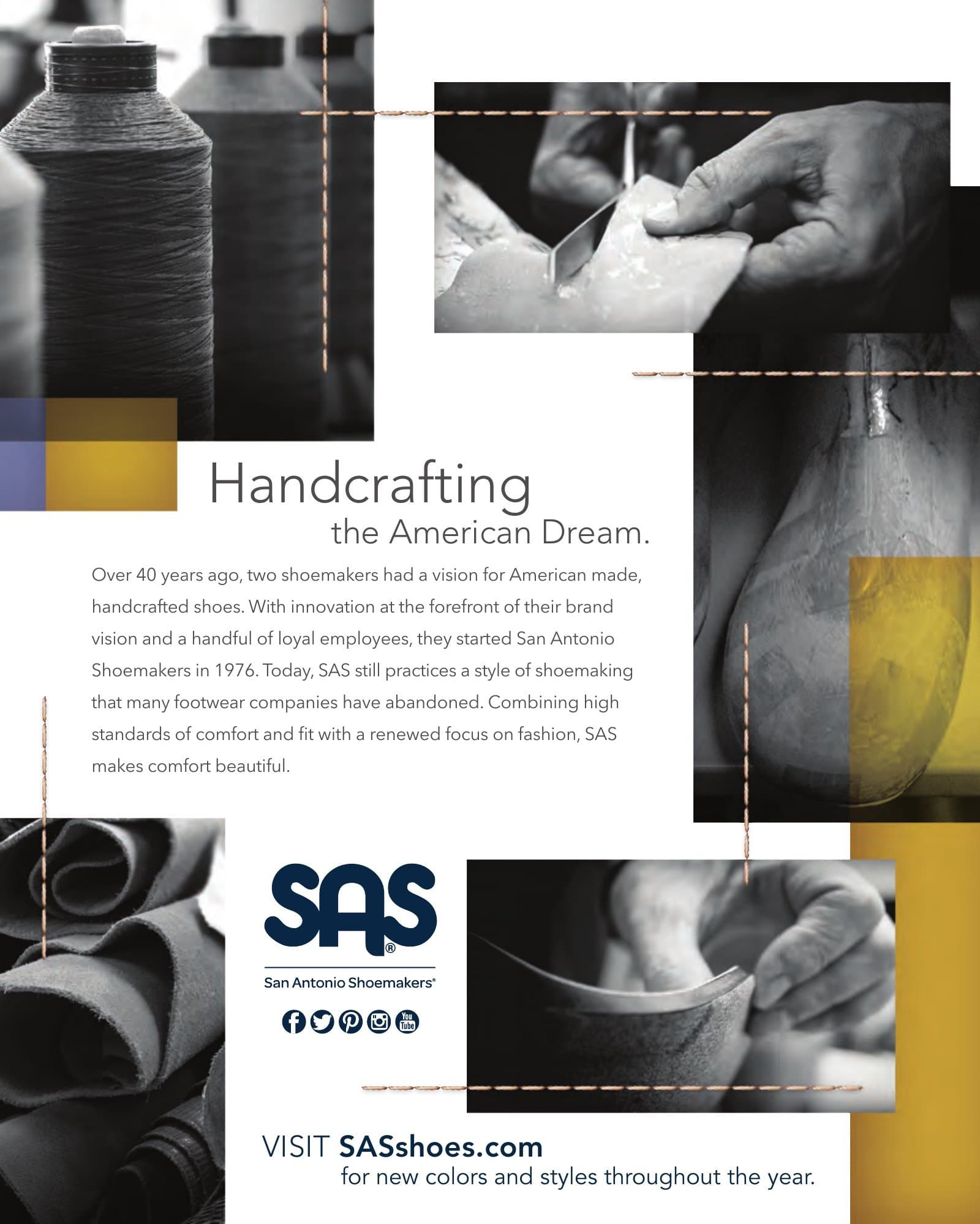 SAS Shoes Handcrafted Comfort Footwear Catalog