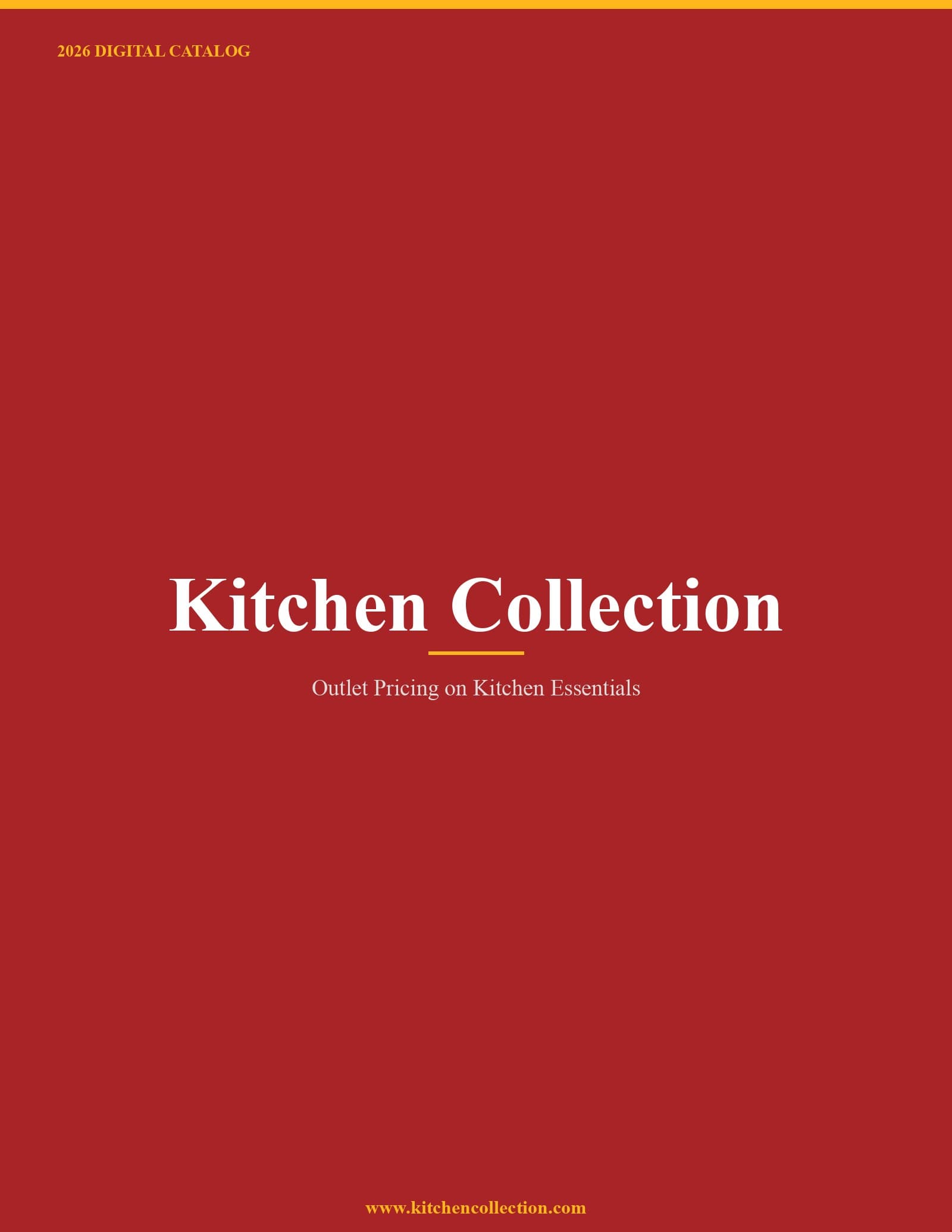 Kitchen Collection 2026 Catalog