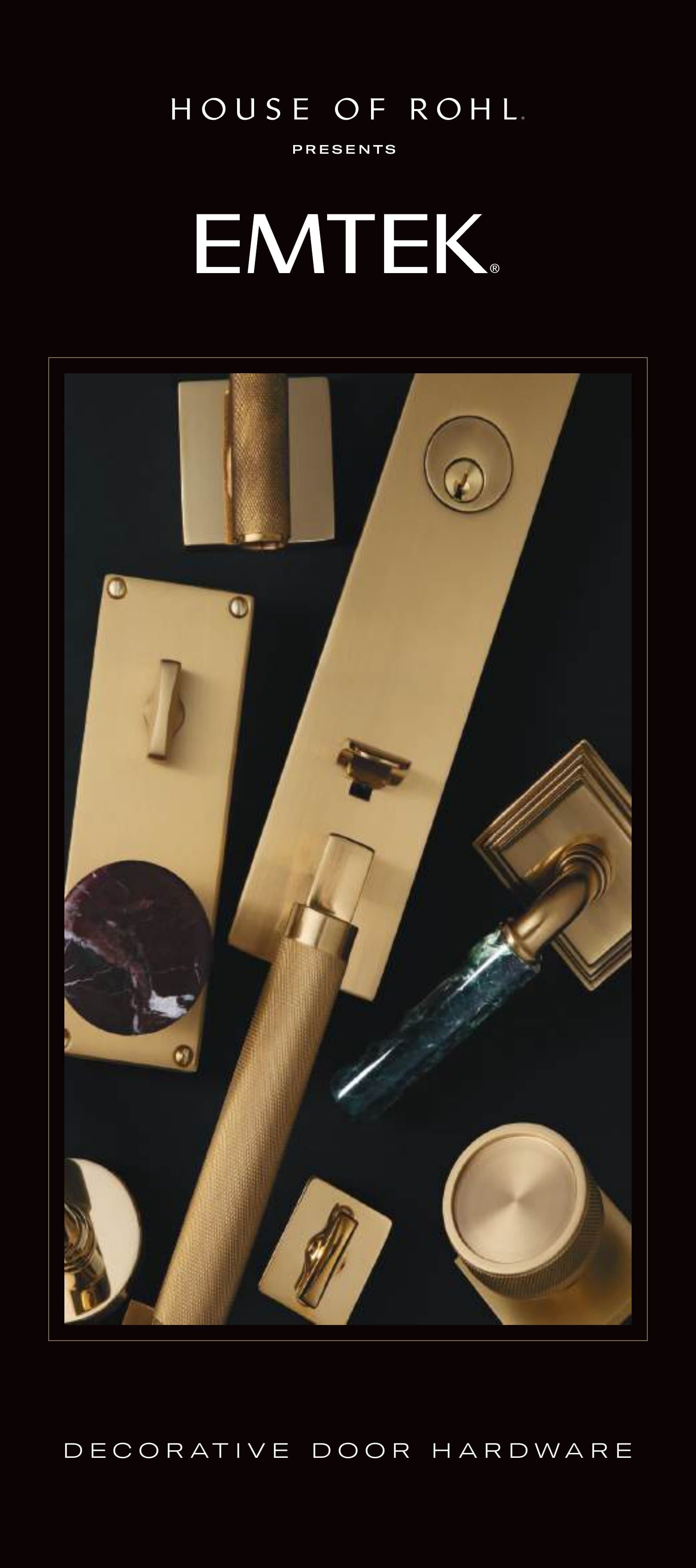 Emtek 2025 Decorative Door Hardware Booklet