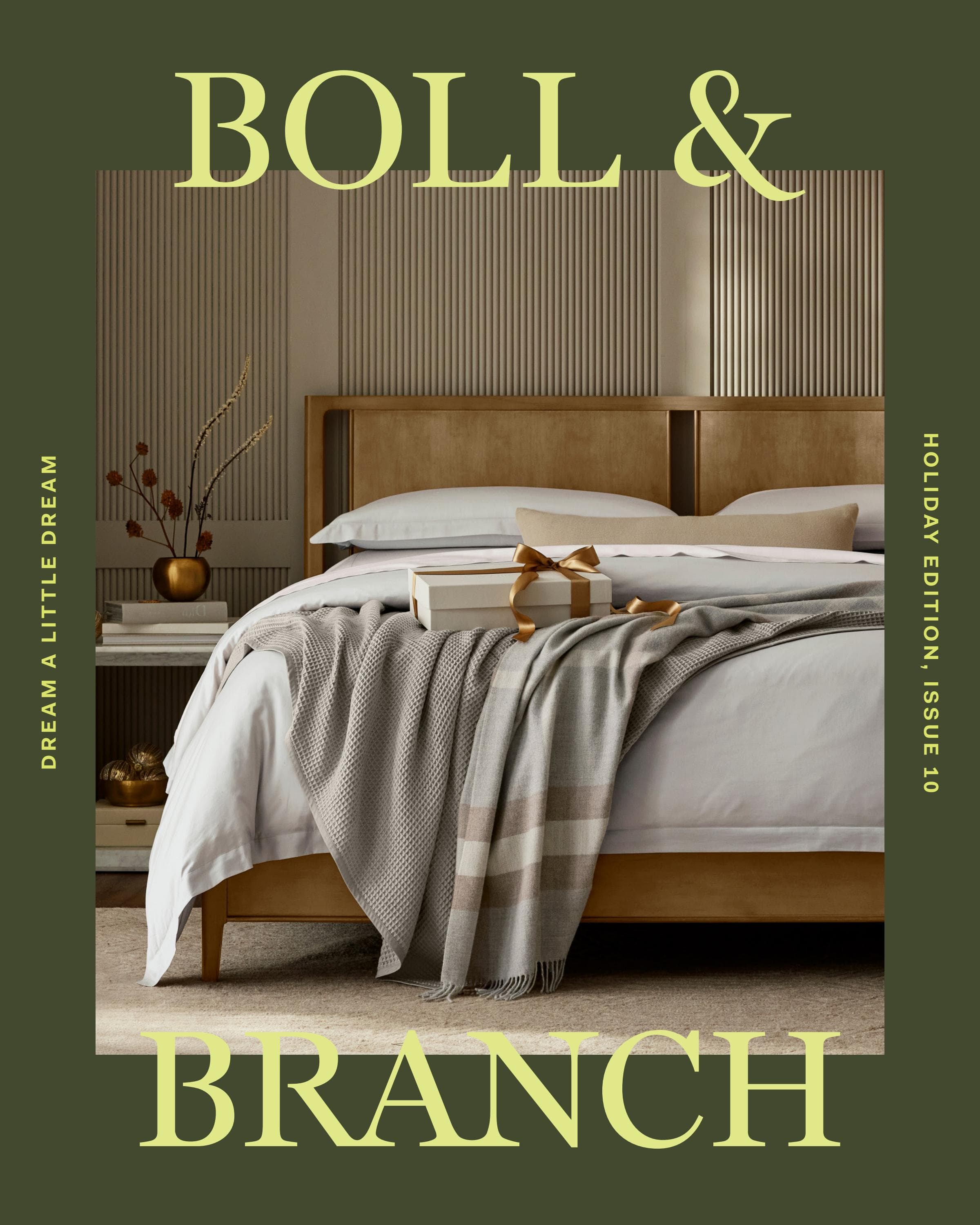 Boll & Branch Holiday 2023 Catalog