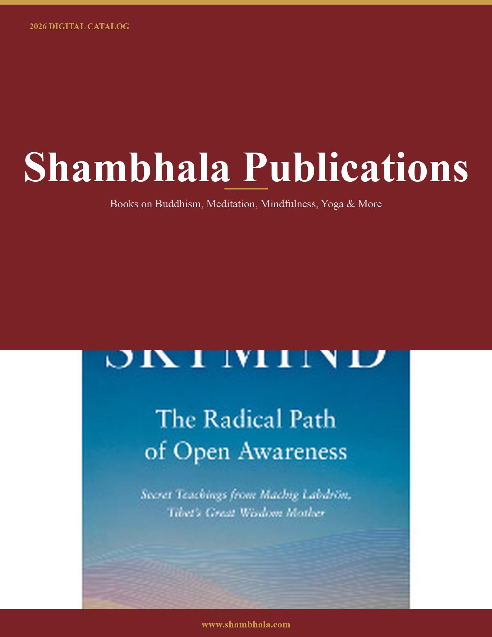 Shambhala Publications 2026 Catalog