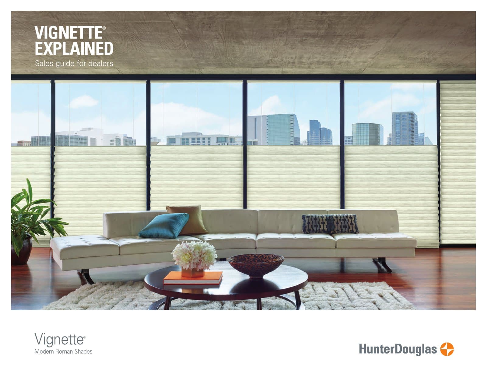 Hunter Douglas Vignette Modern Roman Shades Brochure