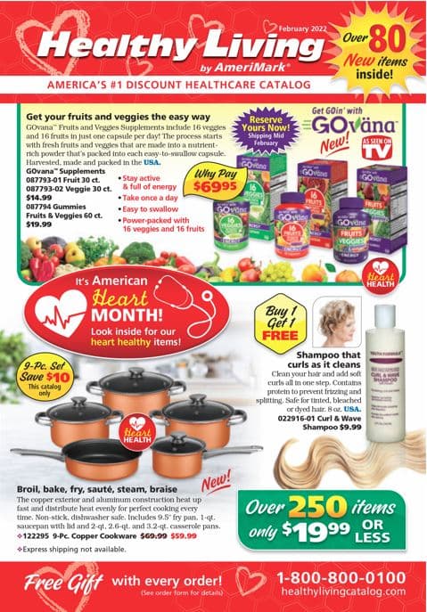 Healthy Living catalog cover