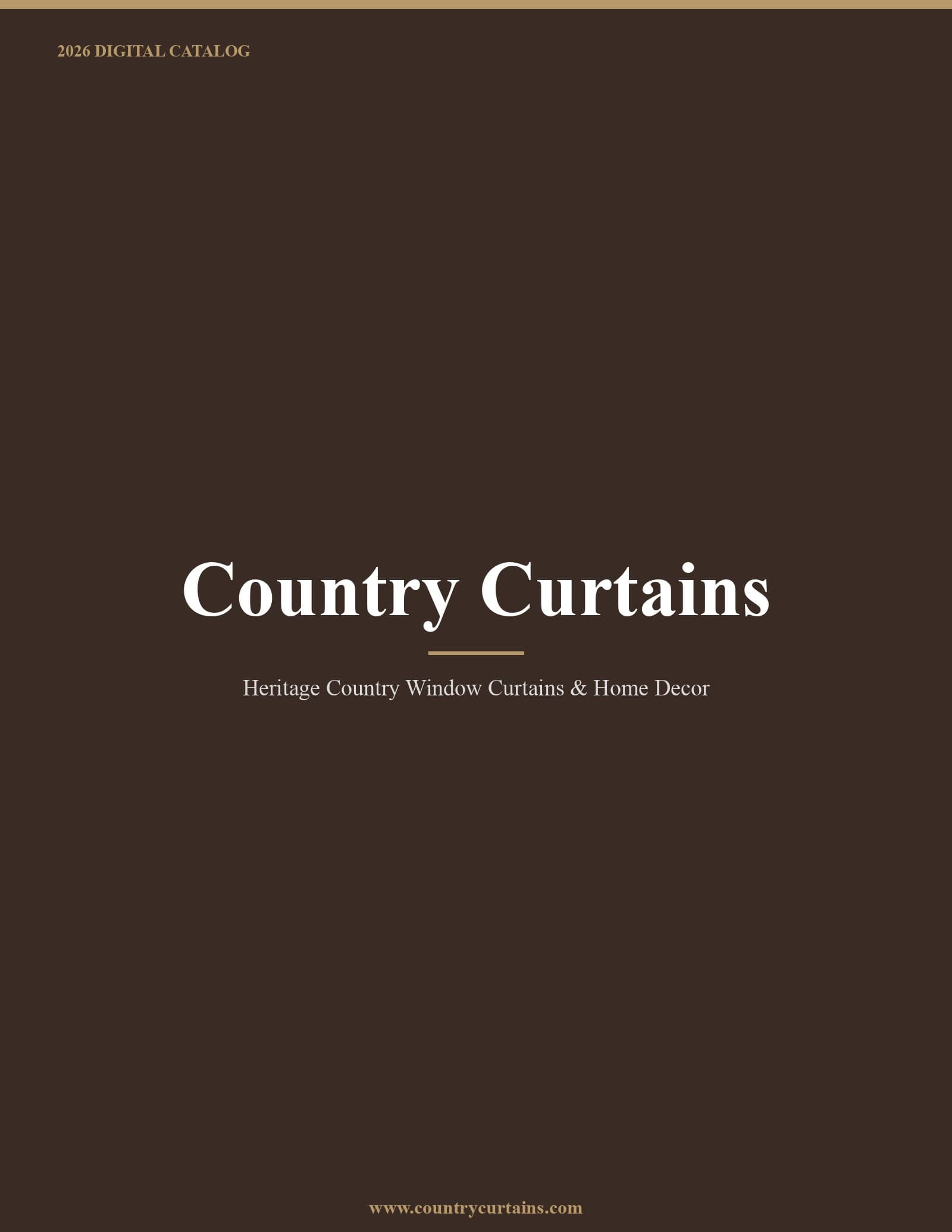 Country Curtains 2026 Catalog
