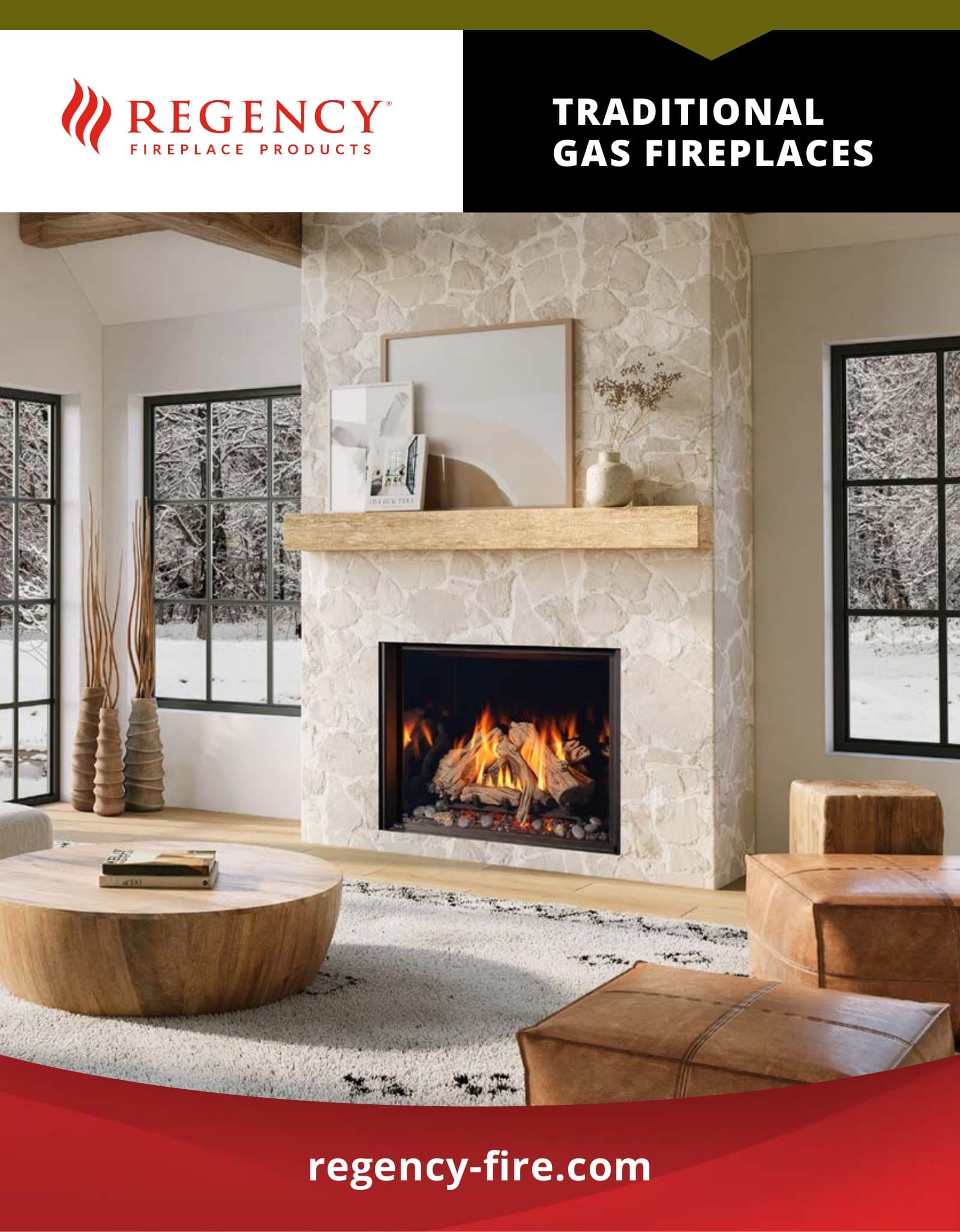 Regency Traditional Gas Fireplace & Insert Brochure