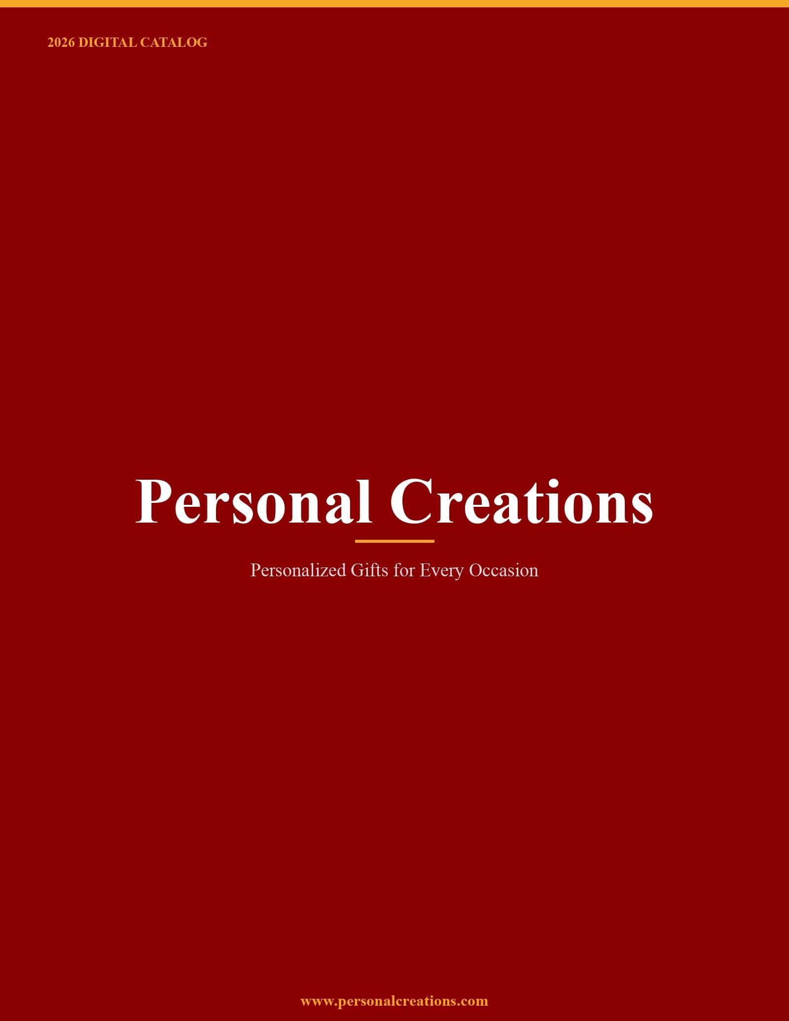 Personal Creations 2026 Catalog