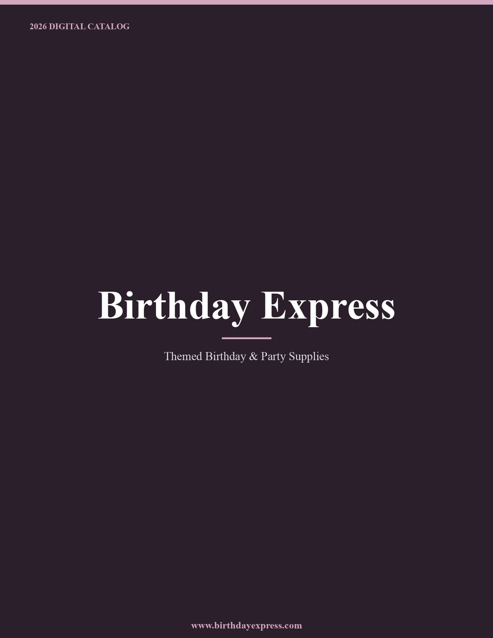 Birthday Express 2026 Catalog