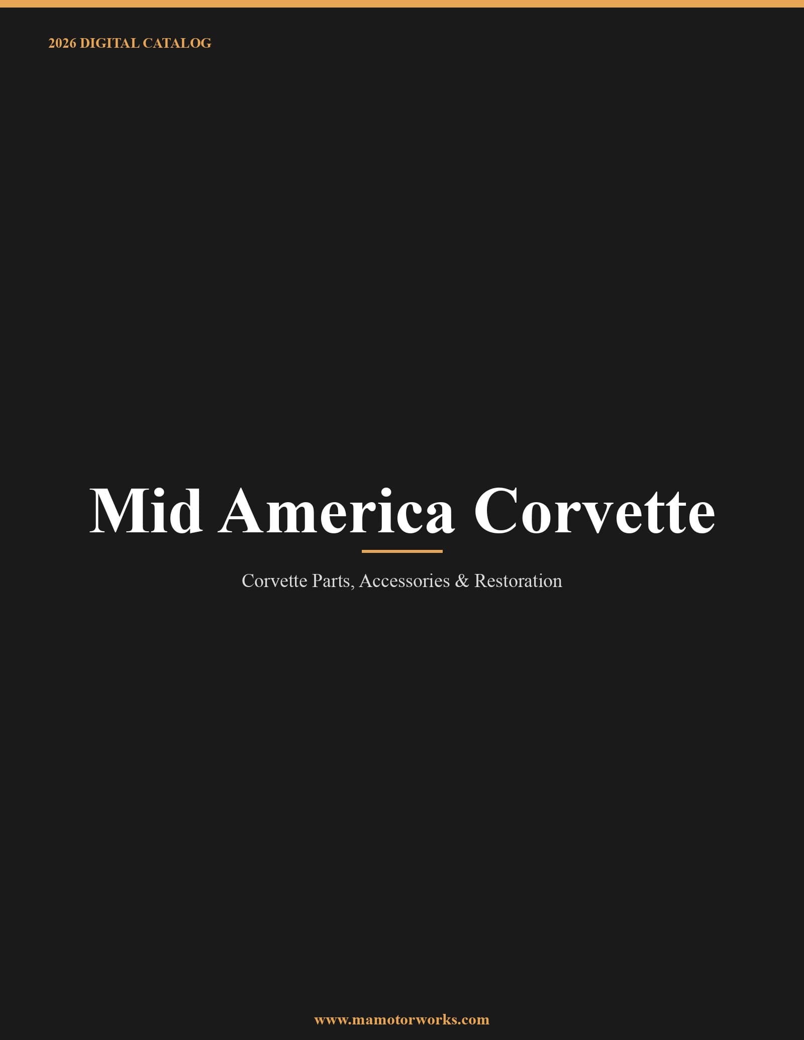 Mid America Corvette 2026 Catalog