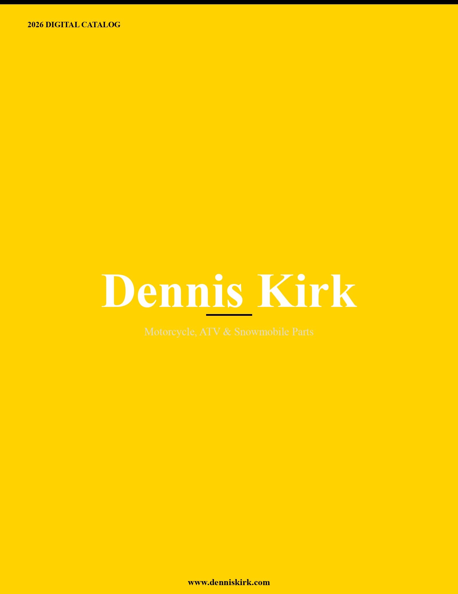Dennis Kirk 2026 Catalog
