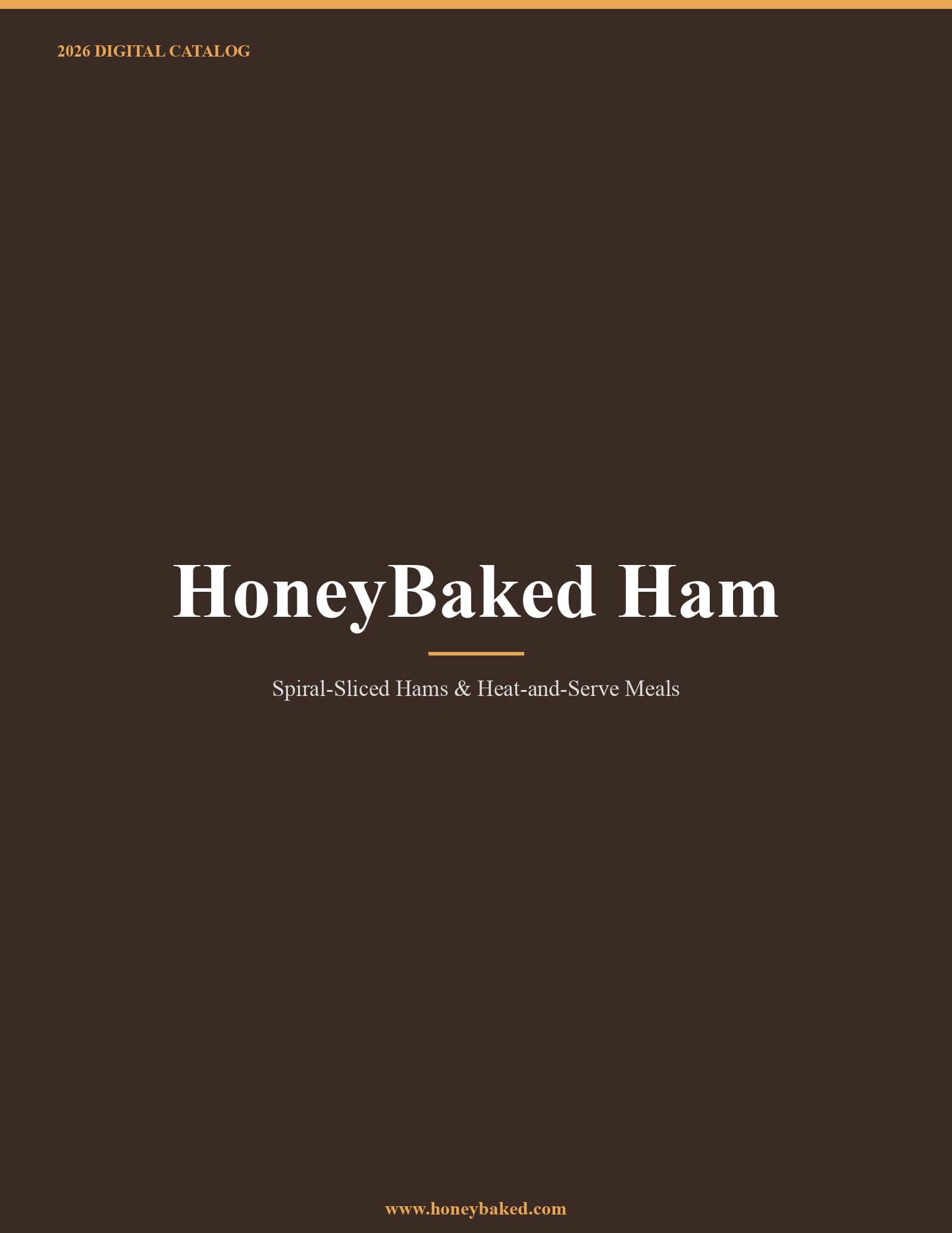 HoneyBaked Ham 2026 Catalog