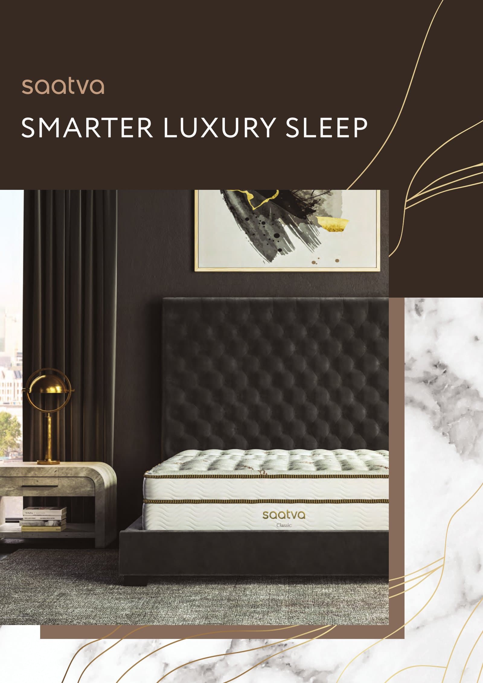 Saatva Smarter Luxury Sleep Brochure