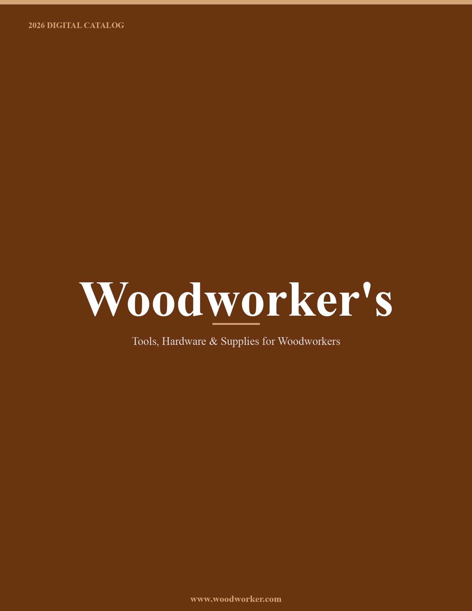 Woodworker's 2026 Catalog