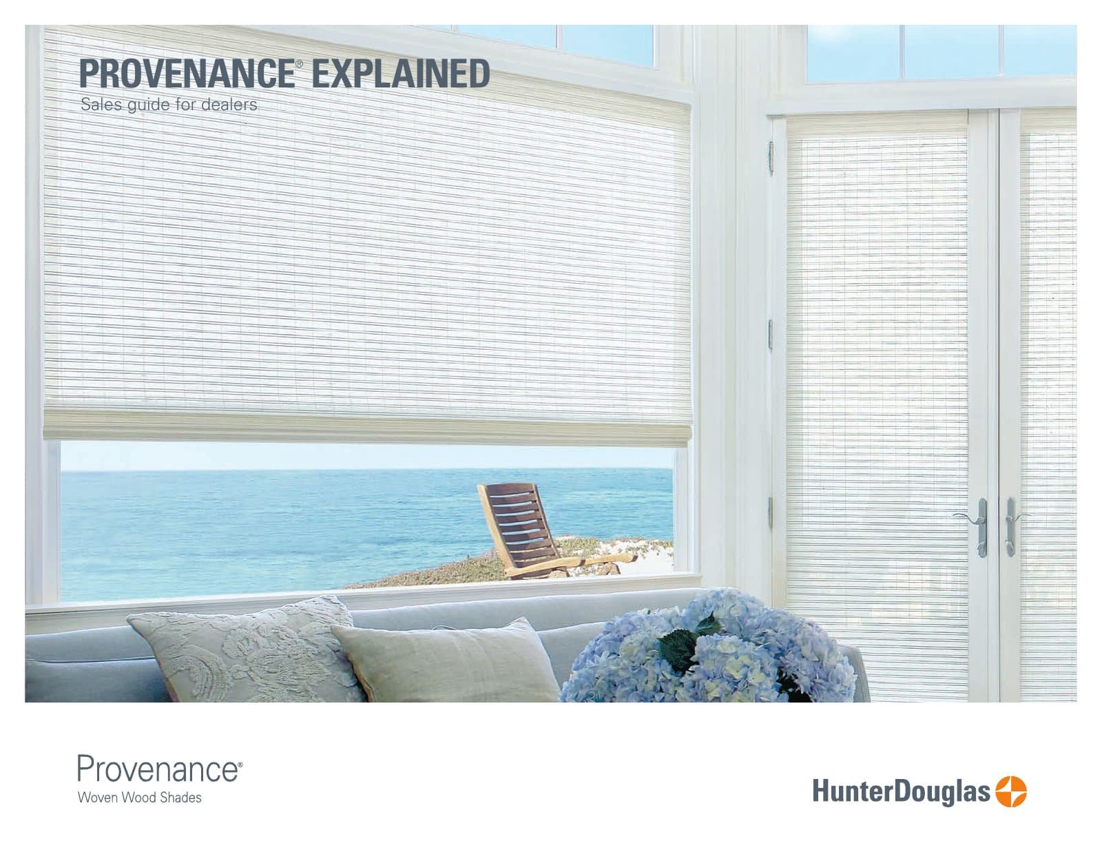 Hunter Douglas Provenance Woven Wood Shades Brochure