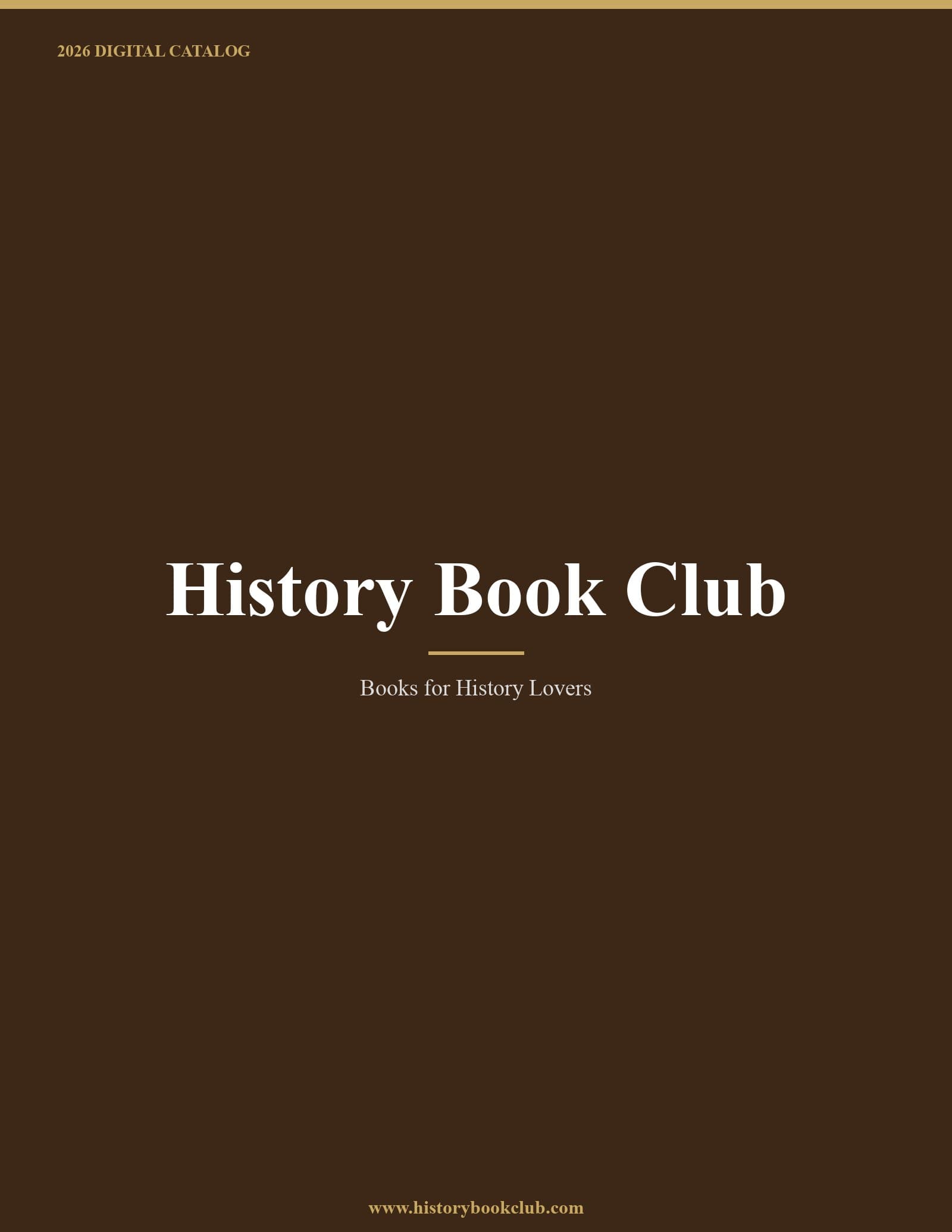 History Book Club 2026