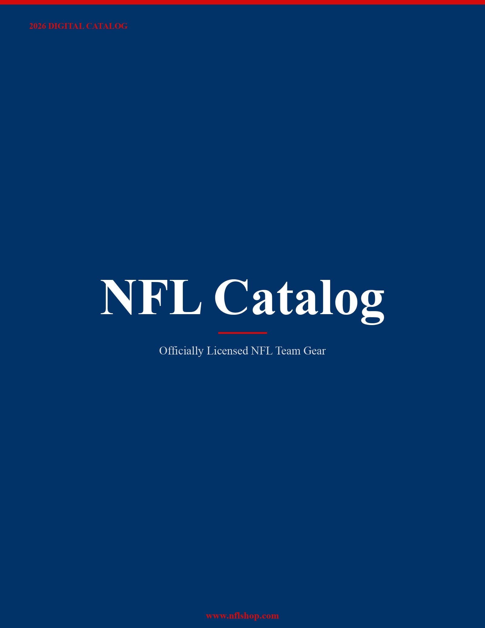 NFL Catalog 2026 Catalog
